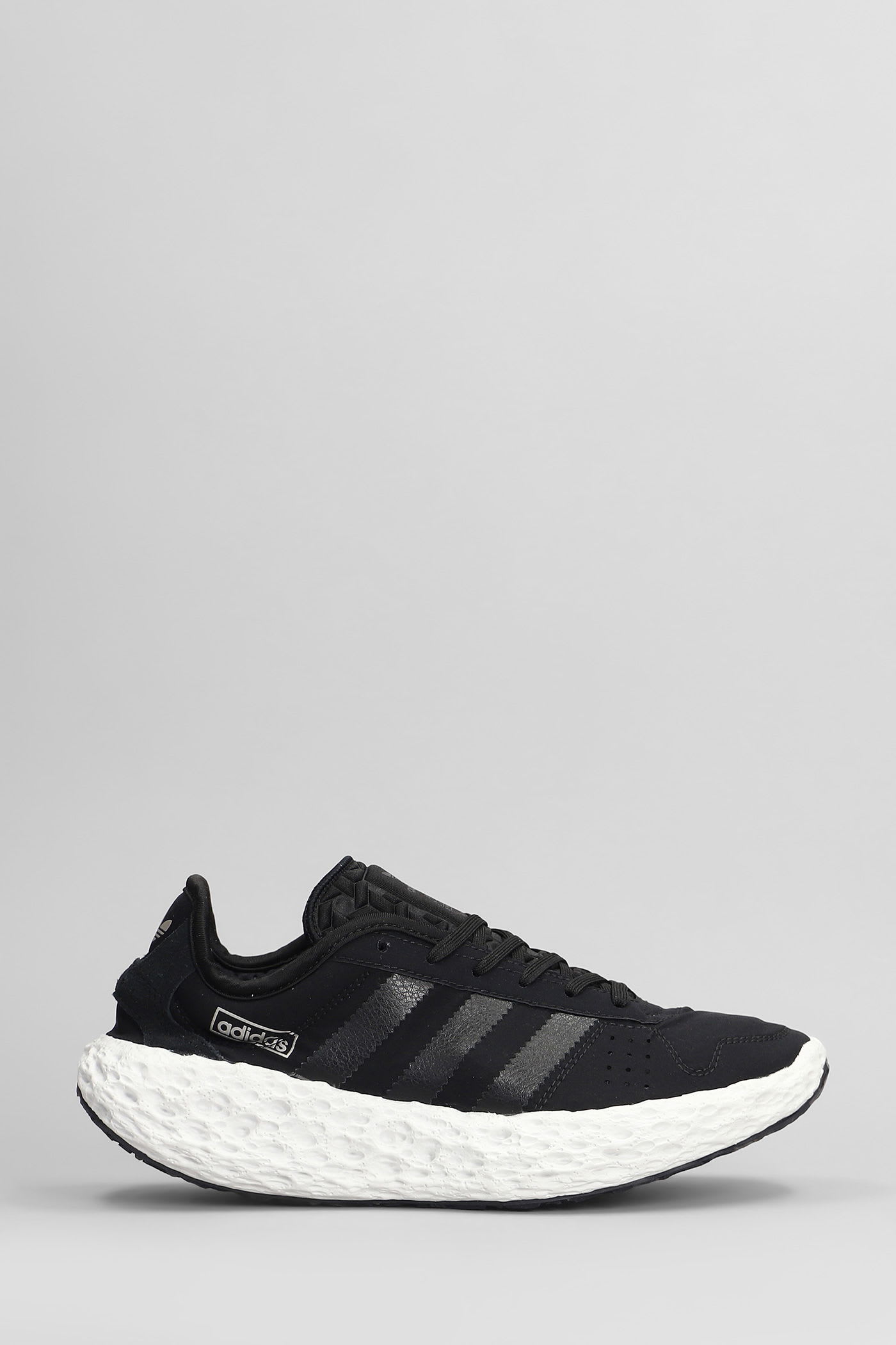 Adidas Originals Zponge Sneakers In Black Fabric In Multi