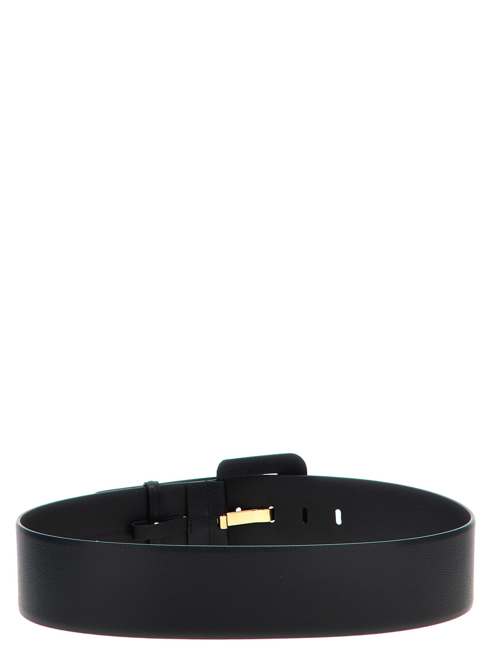 Shop Fendi Fovere  Belt In Black