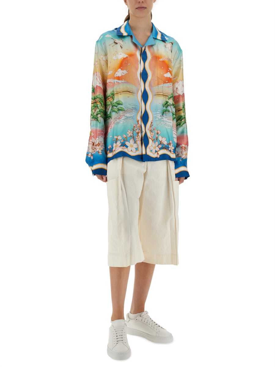 Casablanca Tennis Club Shirt In Multi