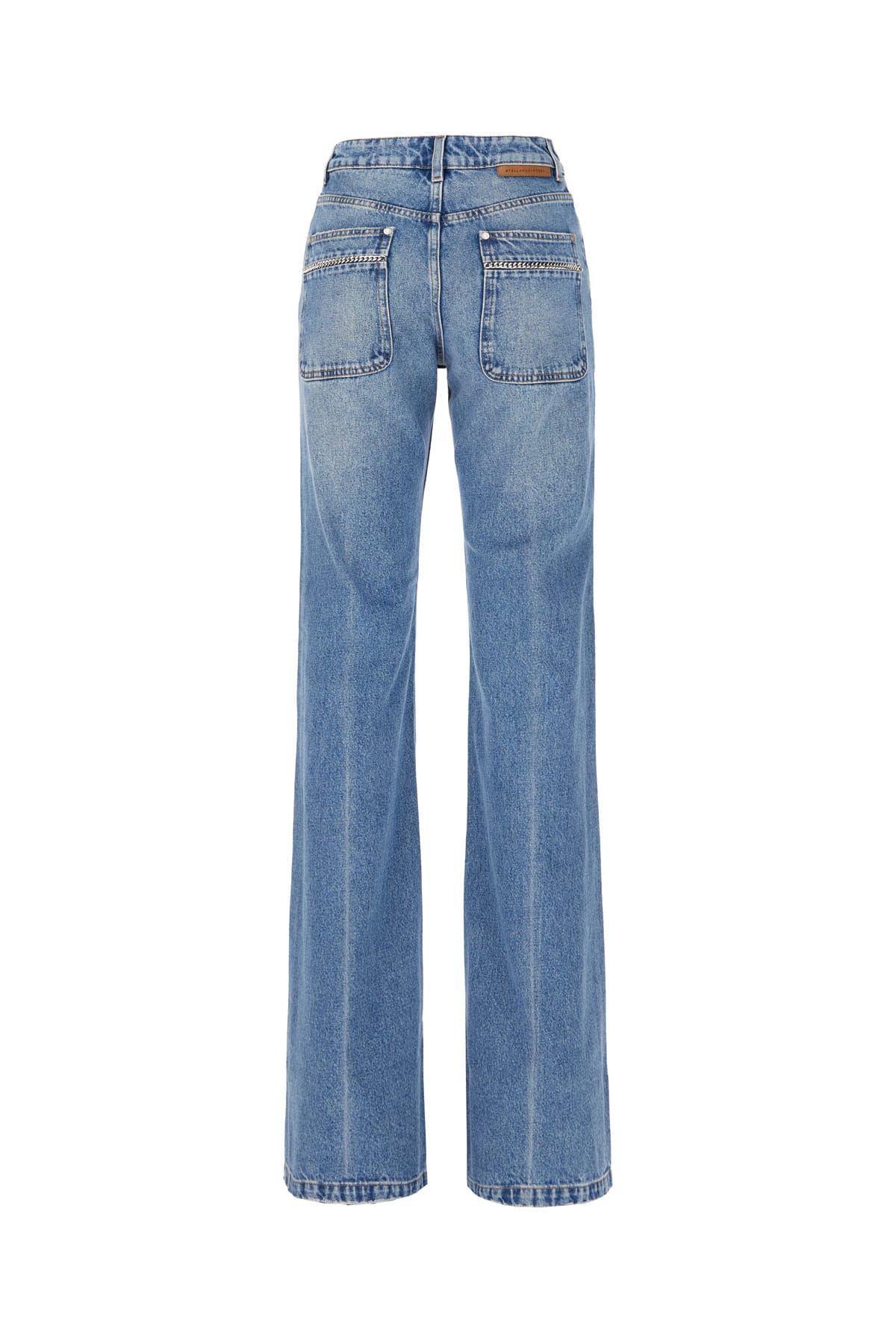 Stella Mccartney Straight Jeans In Medium Vintage Blue