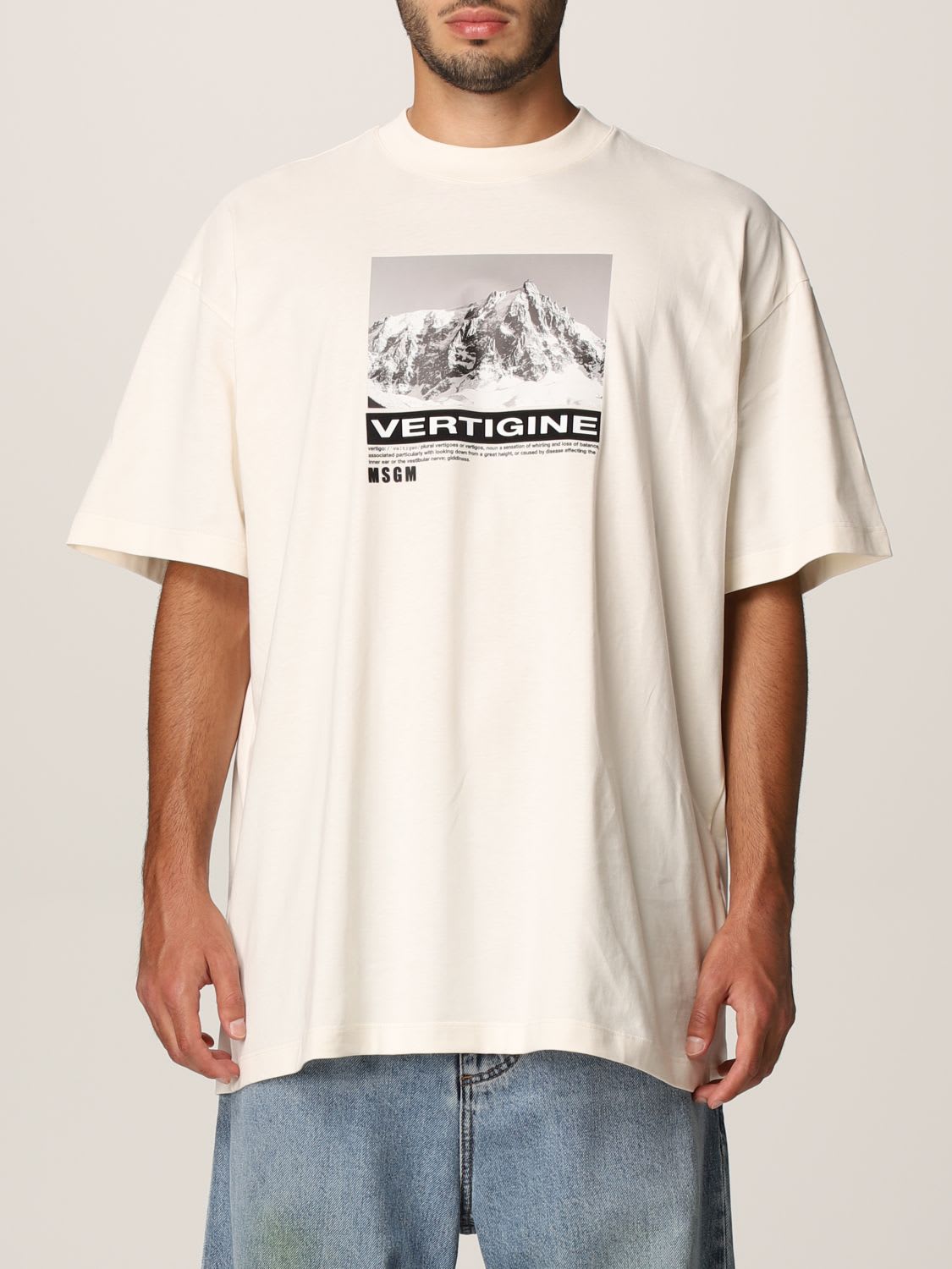 Msgm T-shirt Msgm T-shirt With Front Print