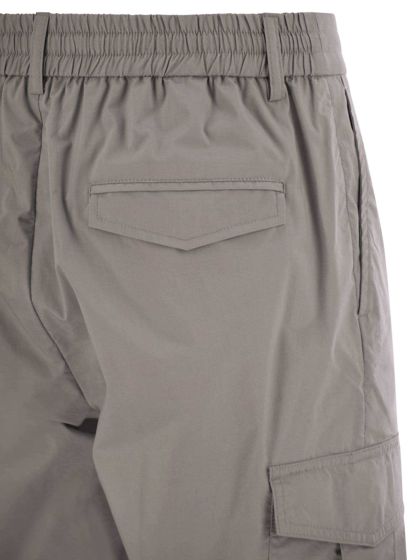Peserico Jogger In Lightweight Stretch Cotton Canvas