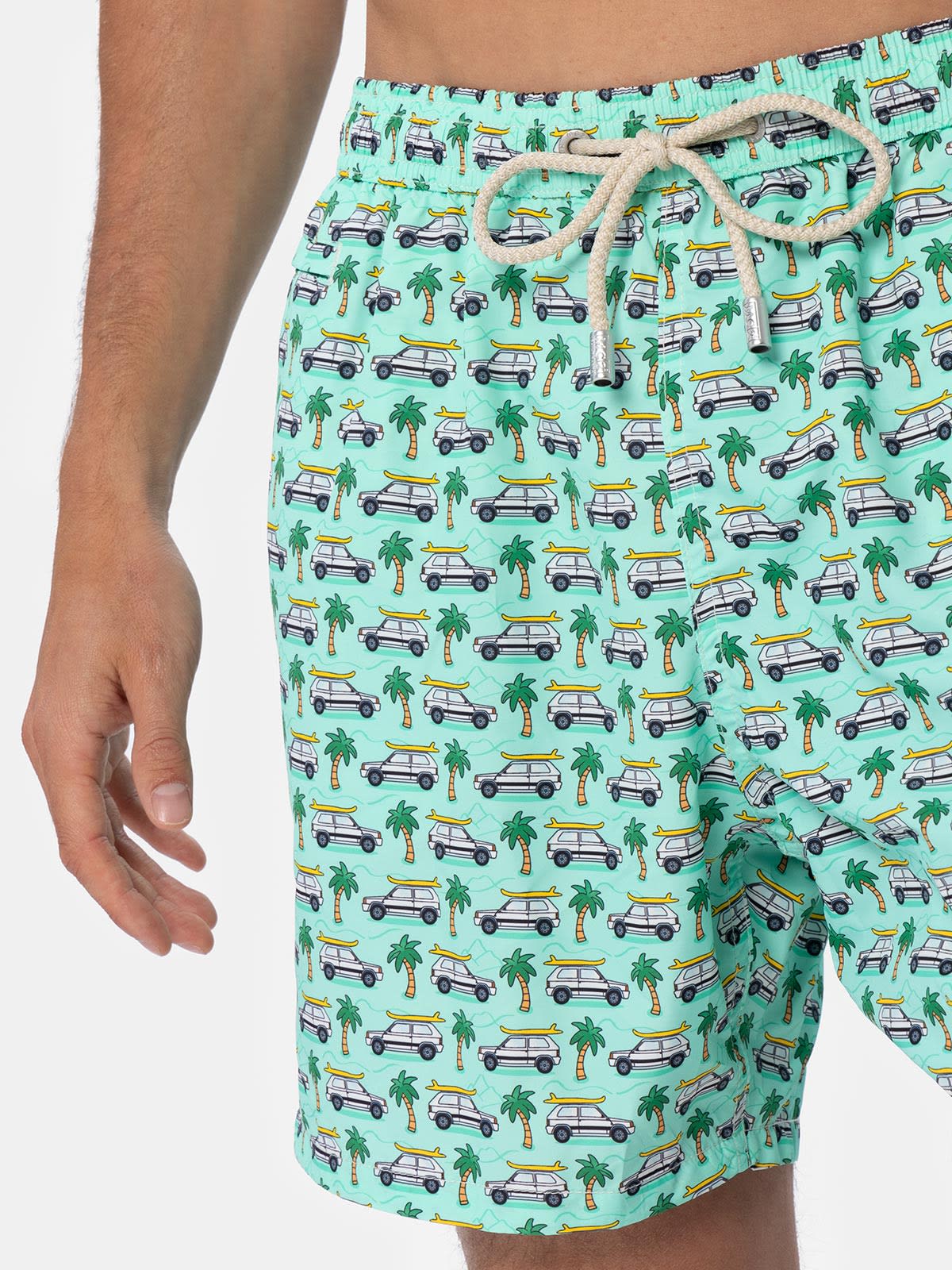 Mc2 Saint Barth Swimming Shorts In Green