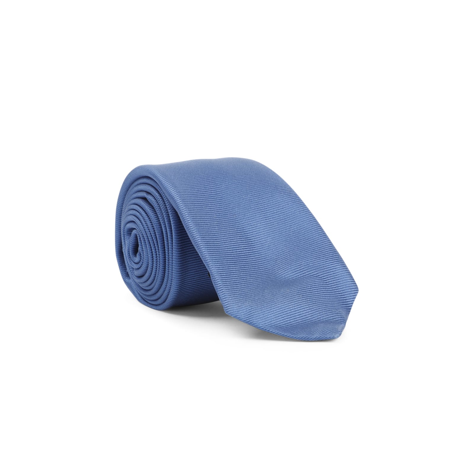 Shop Kiton Silk Tie In Bluette