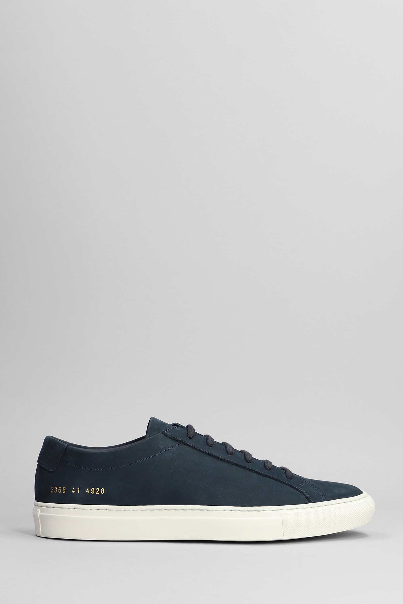 Common Projects Achilles Sneakers In Blue Nubuck