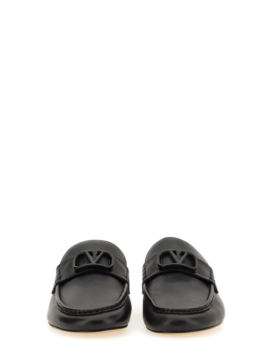 Shop Valentino Signature Vlogo Sandal In Black