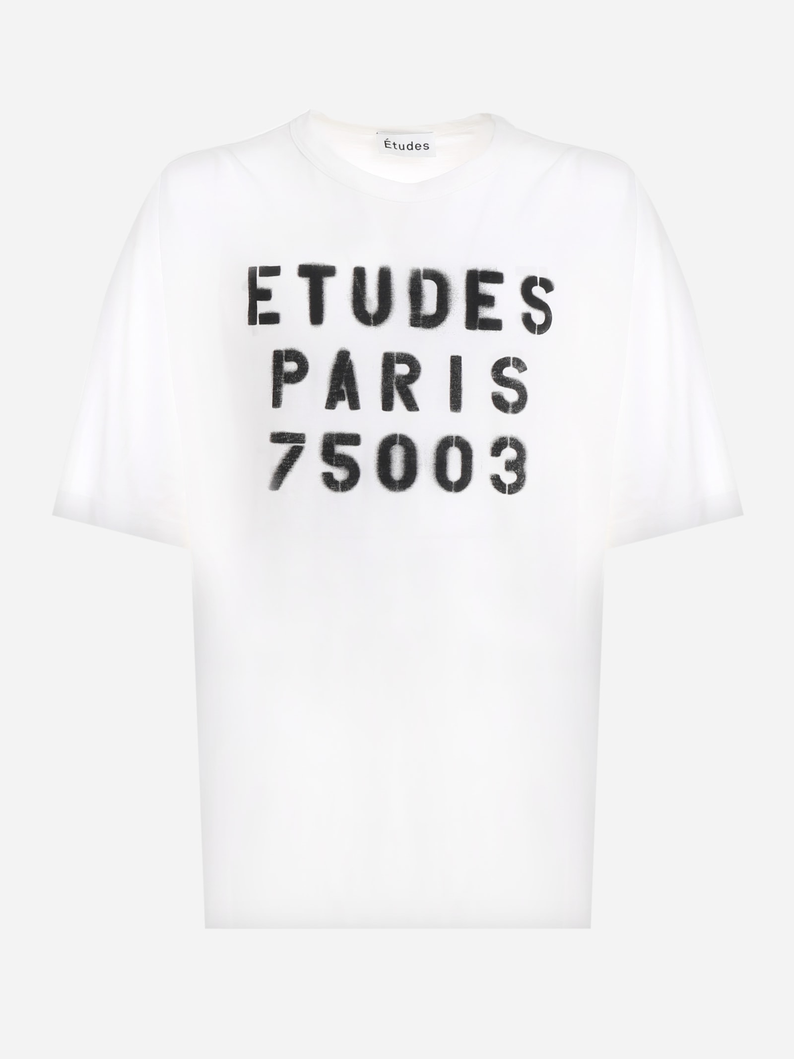 Études Cotton T-shirt With Logo Print