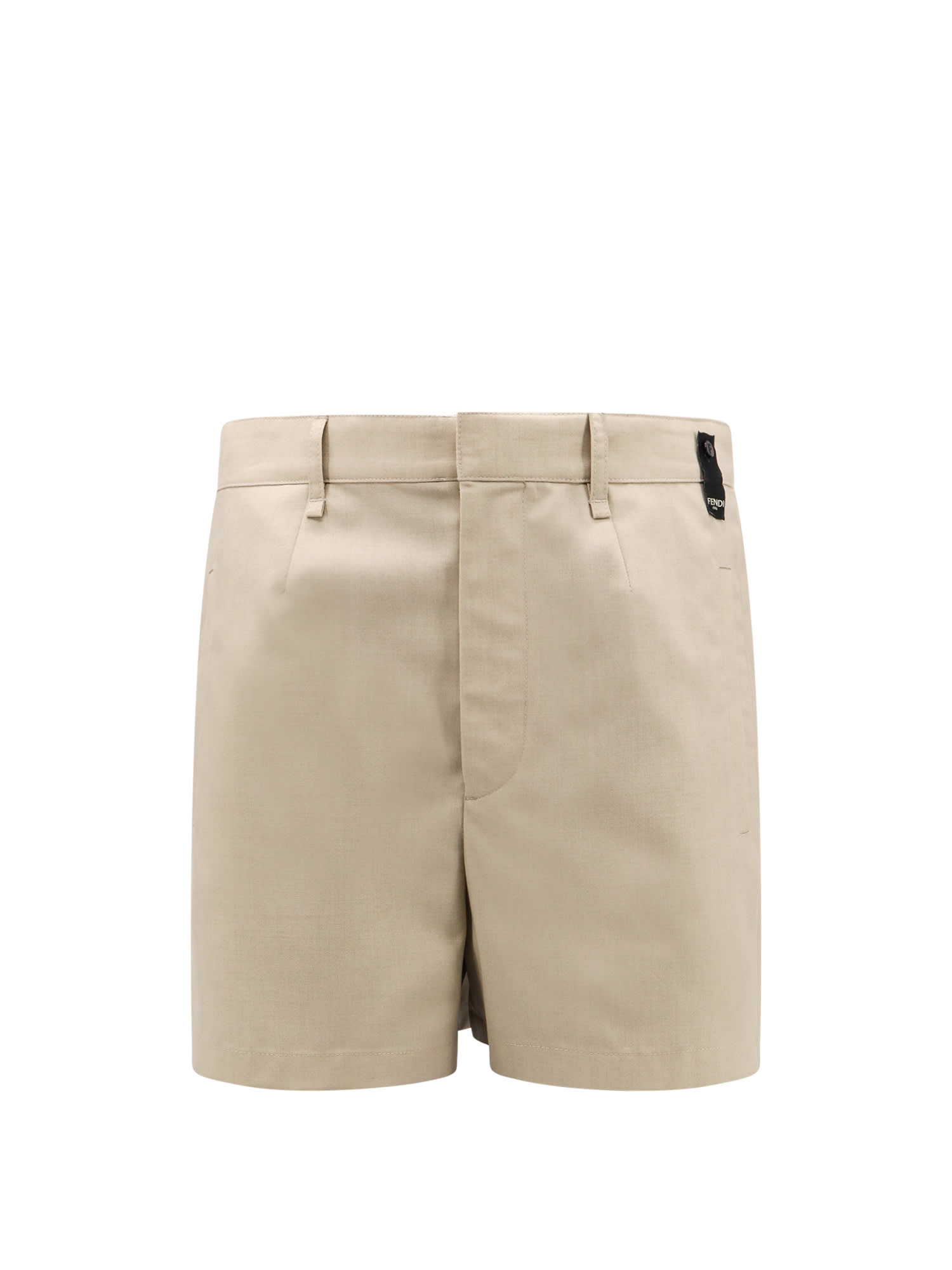 Shop Fendi Shorts In Jojoba