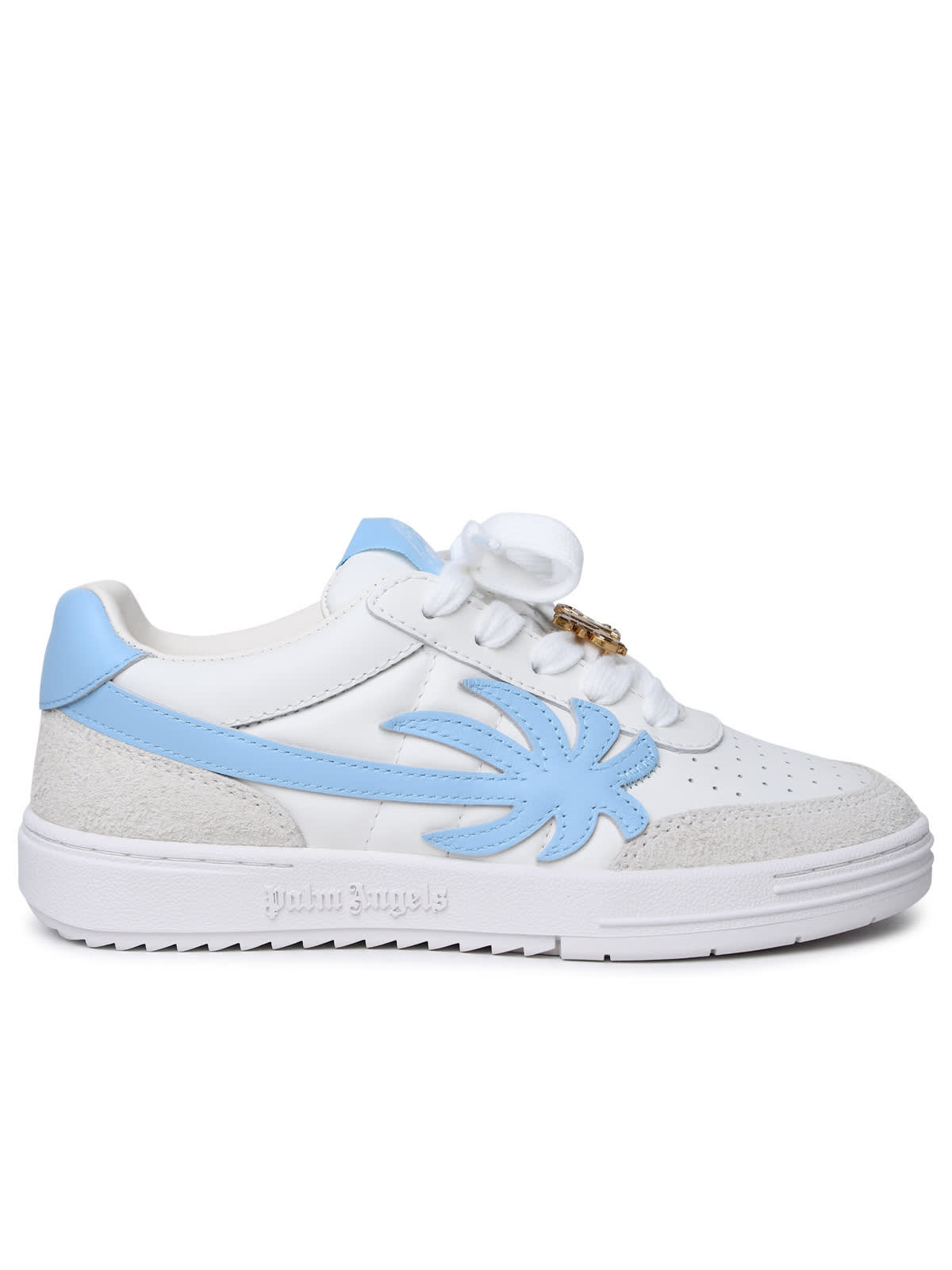Palm Angels palm Beach University White Leather Sneakers