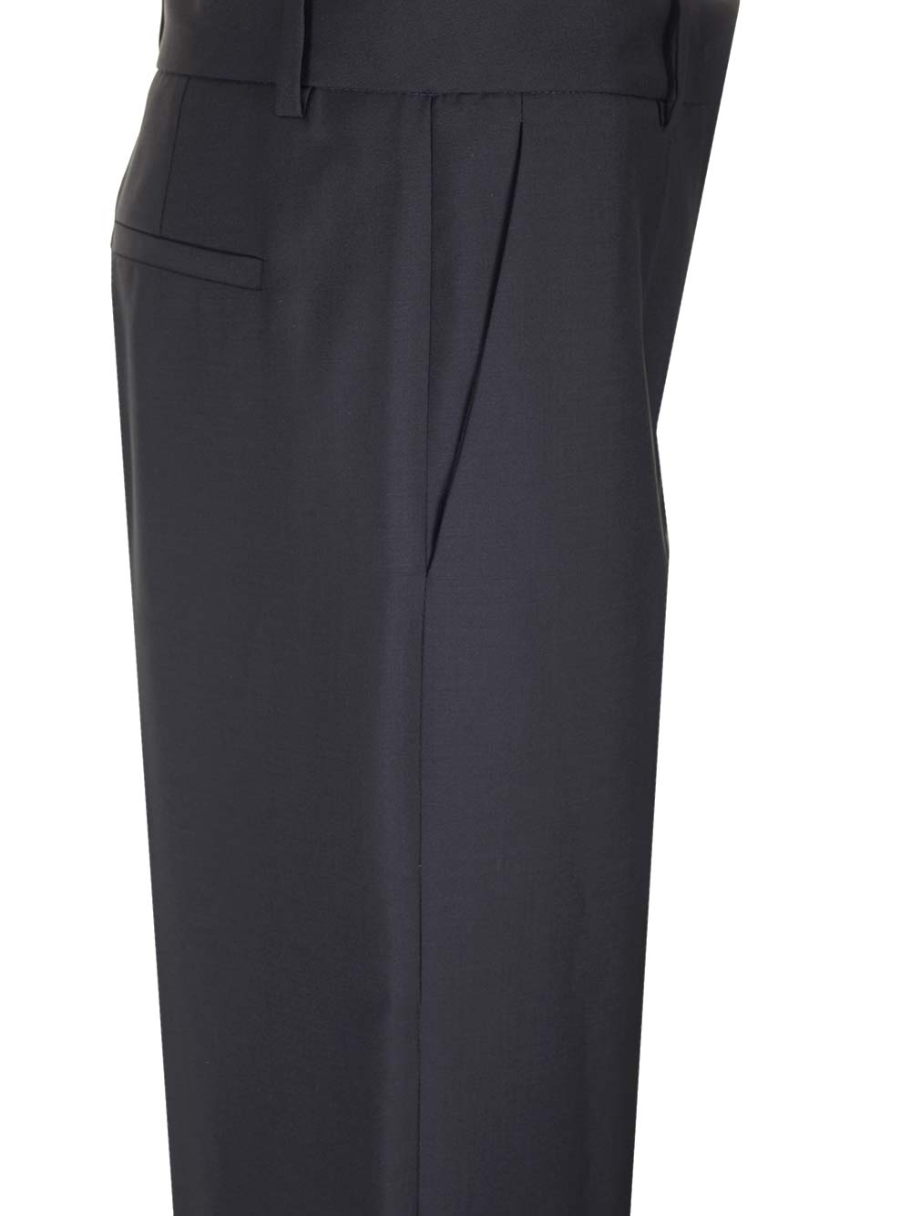 Shop Valentino Tailored Trousers In Blue