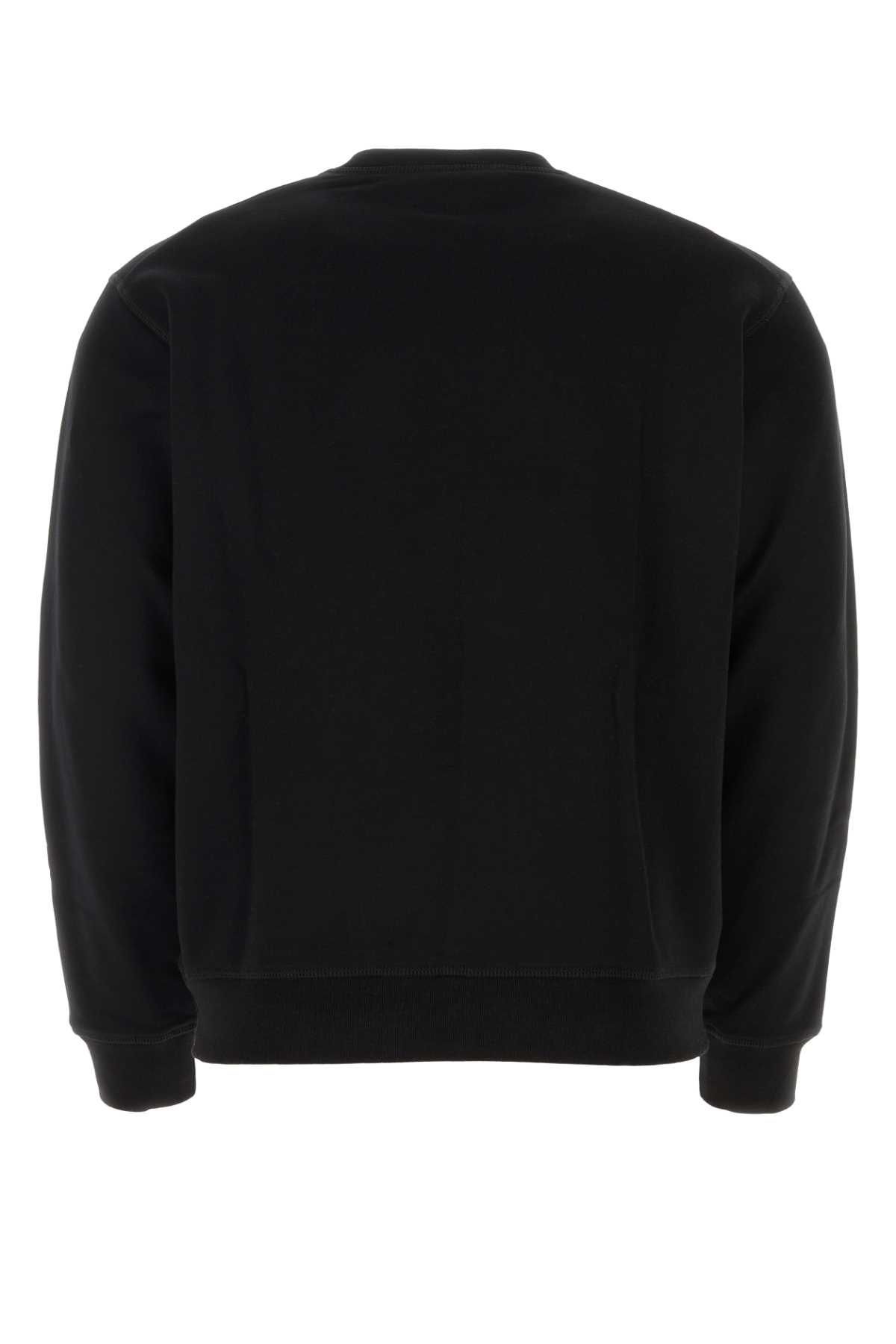 Shop Dsquared2 Black Cotton Sweatshirt In 965