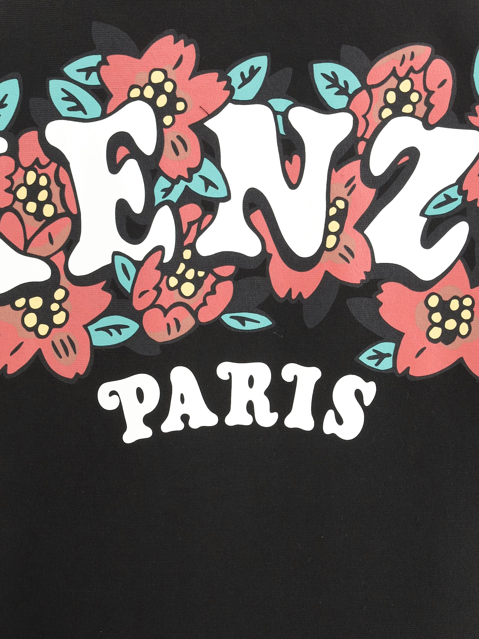 Kenzo X Verdy Logo-print Sweatshirt In Noir