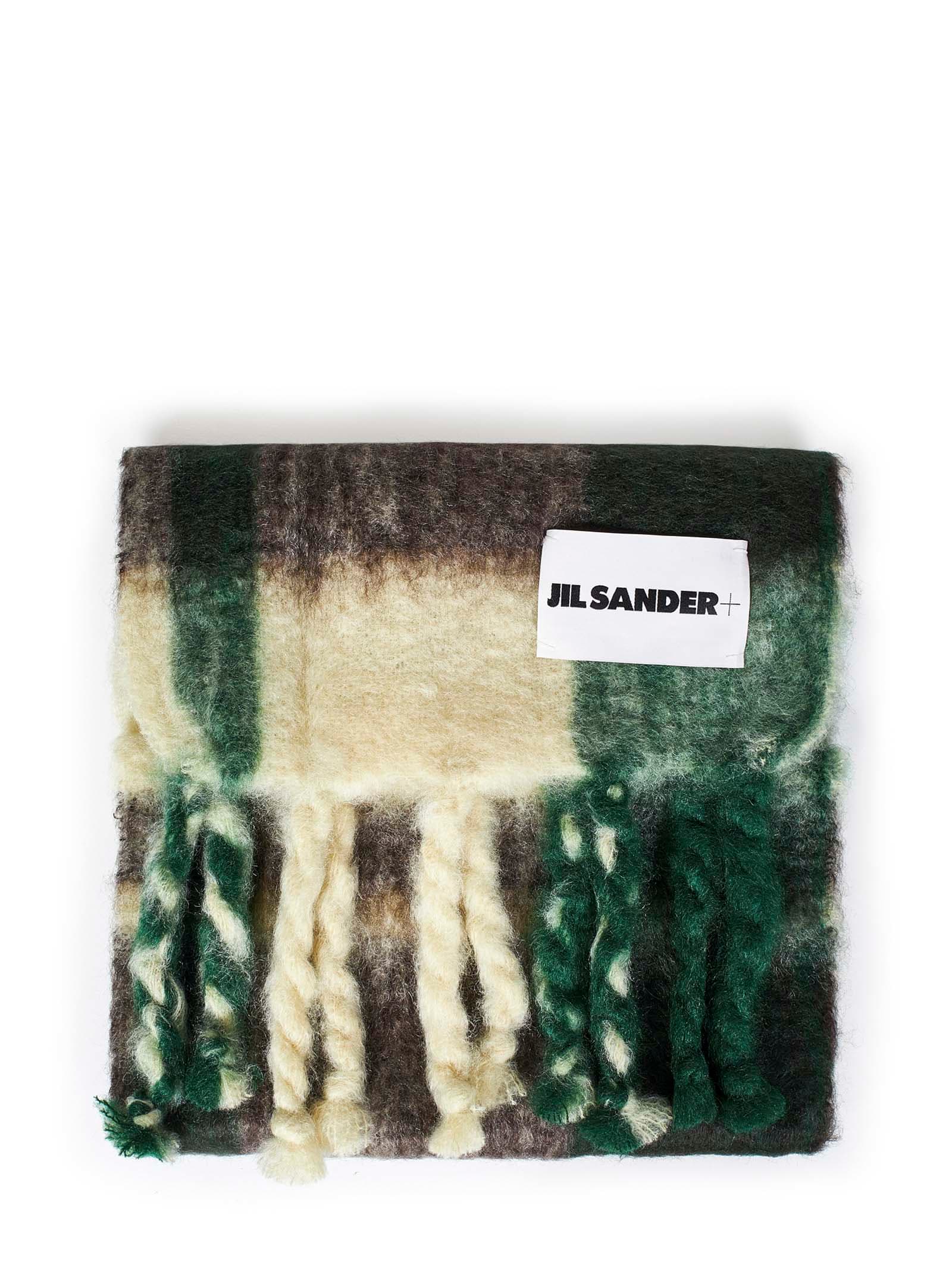 Shop Jil Sander Scarf In Multicolour