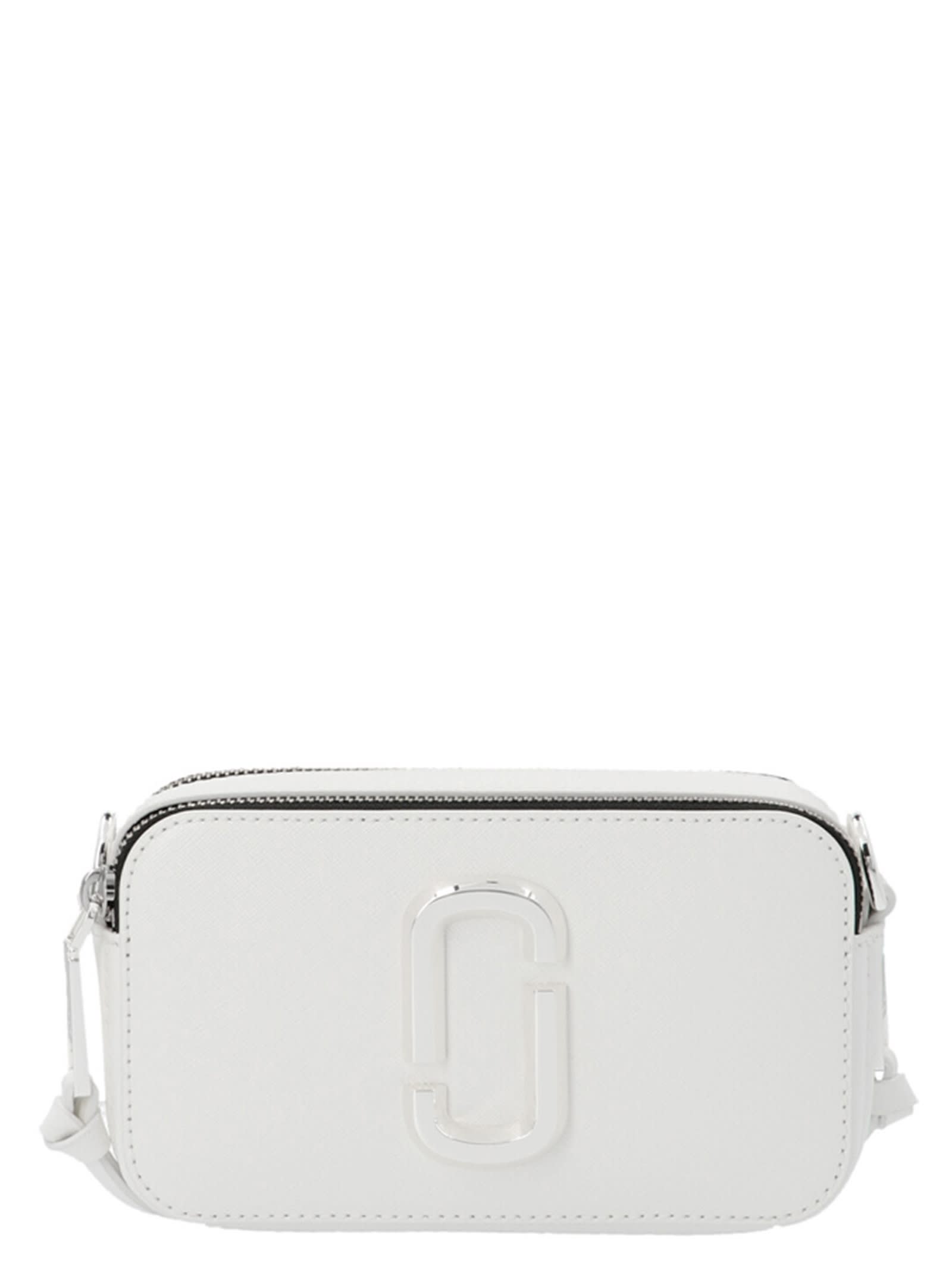 Shop Marc Jacobs The Snapshot Dtm Crossbody Bag In White