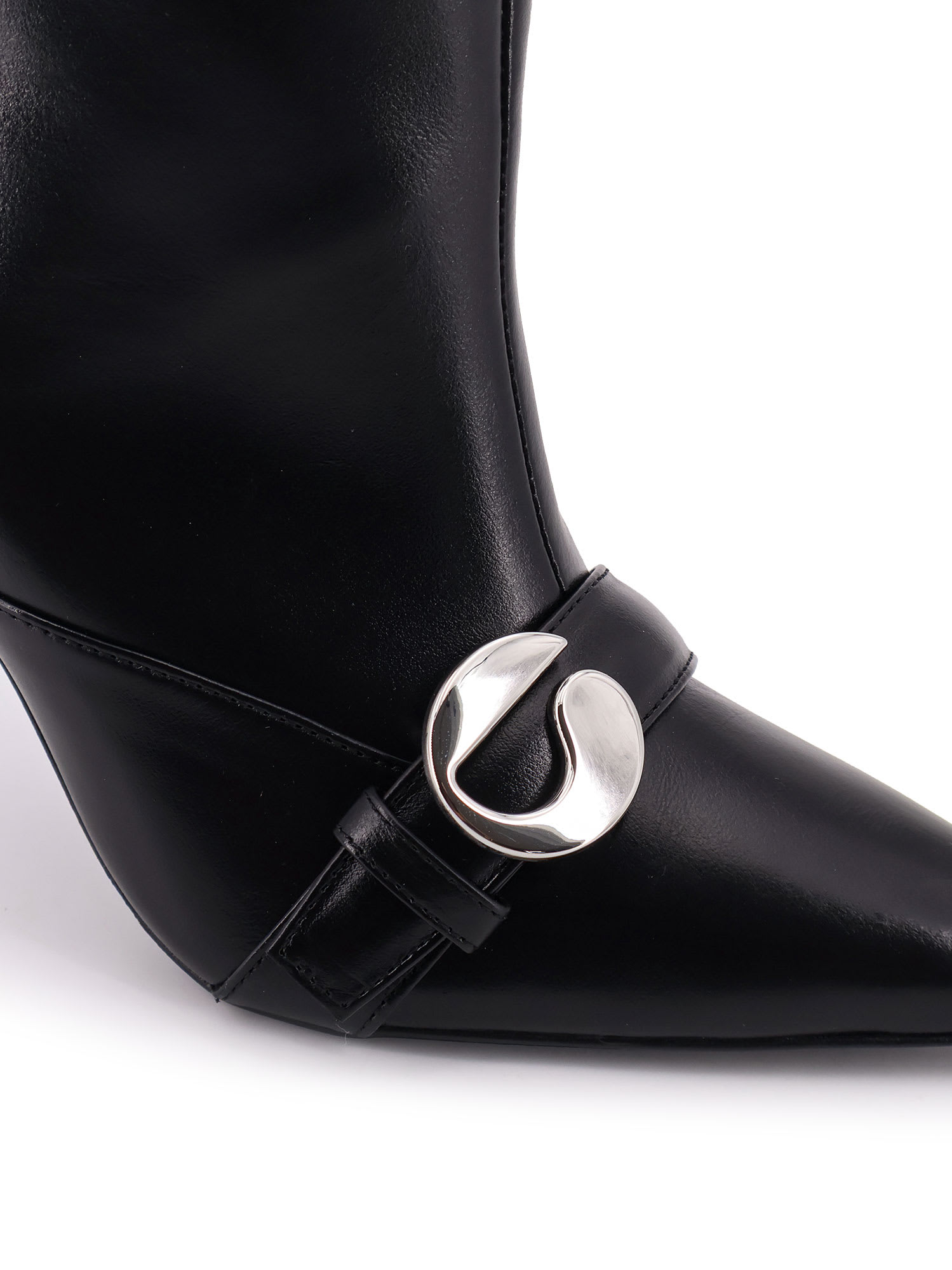 Coperni Knee-high Boots With Pointed Toes In Black