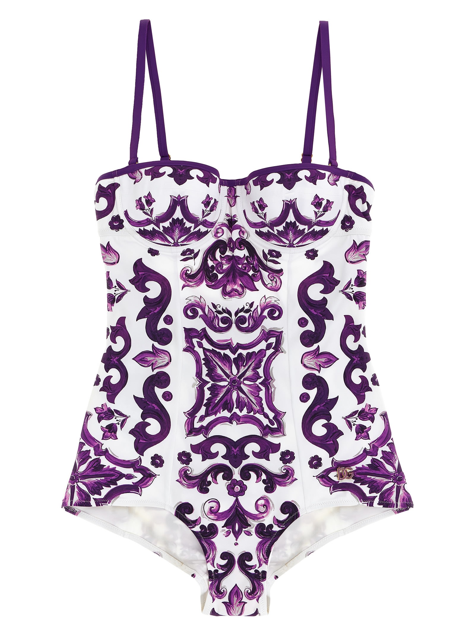 maiolica Print One-piece Swimsuit