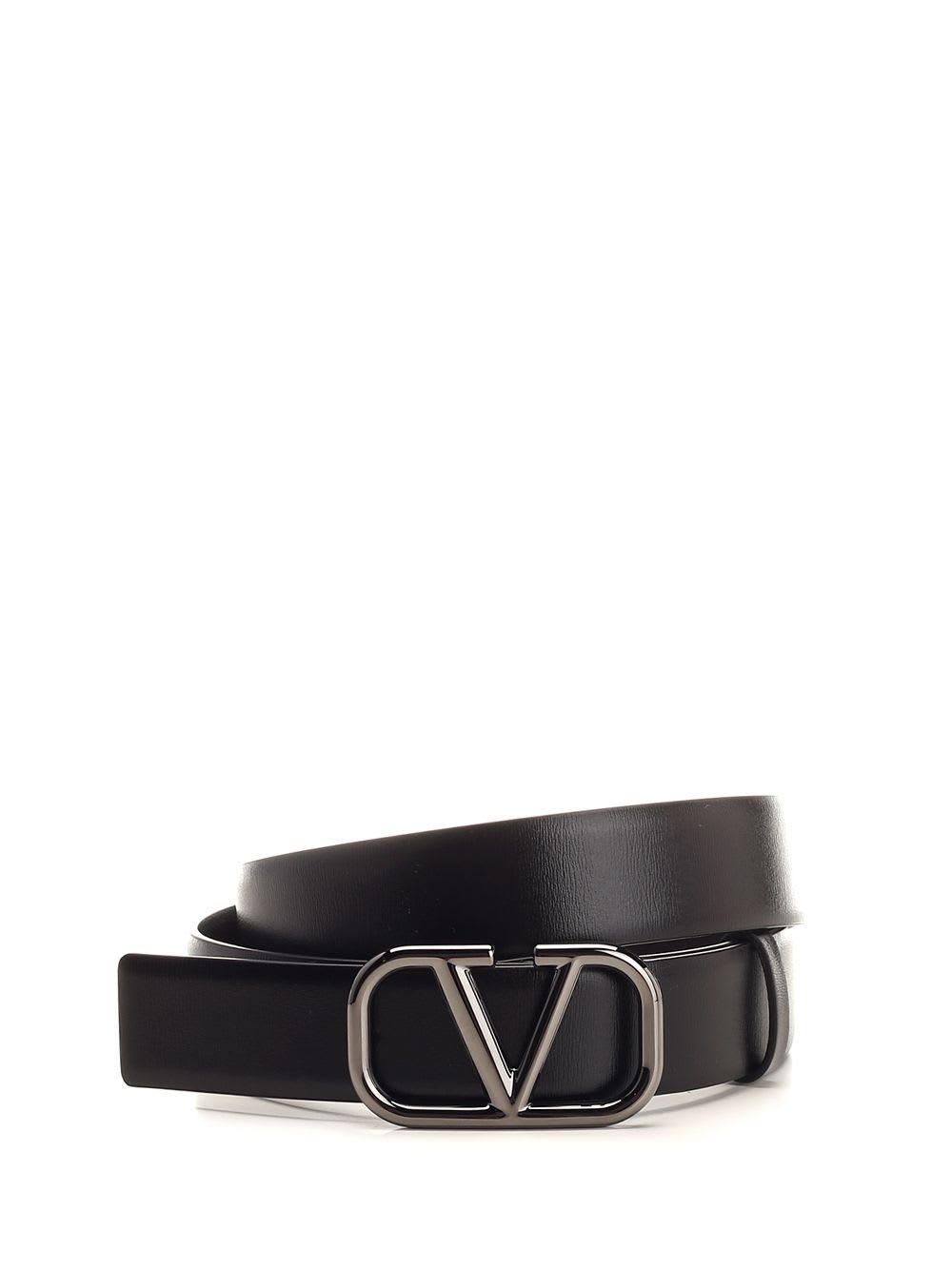 Shop Valentino Vlogo Signature Belt In Black