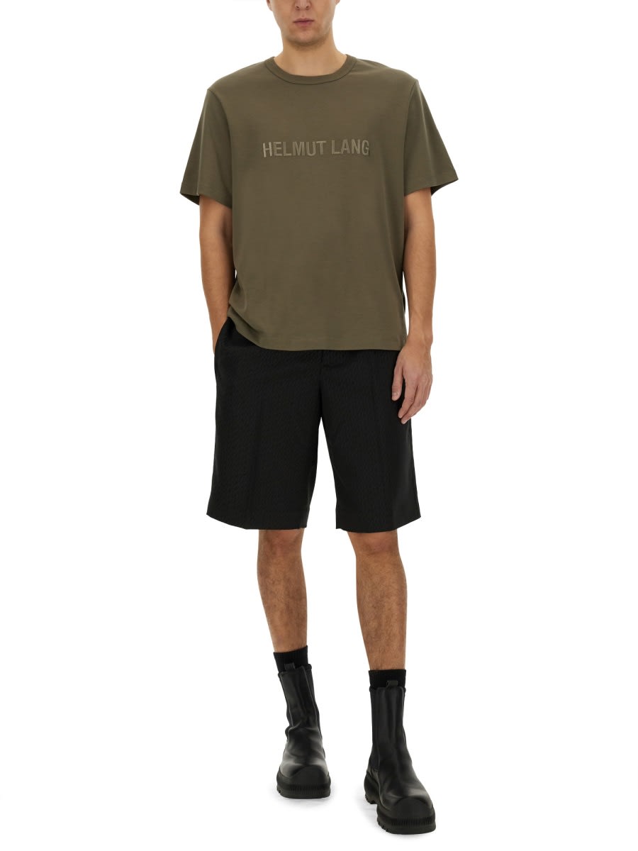 Helmut Lang Short Car Tailored In Black