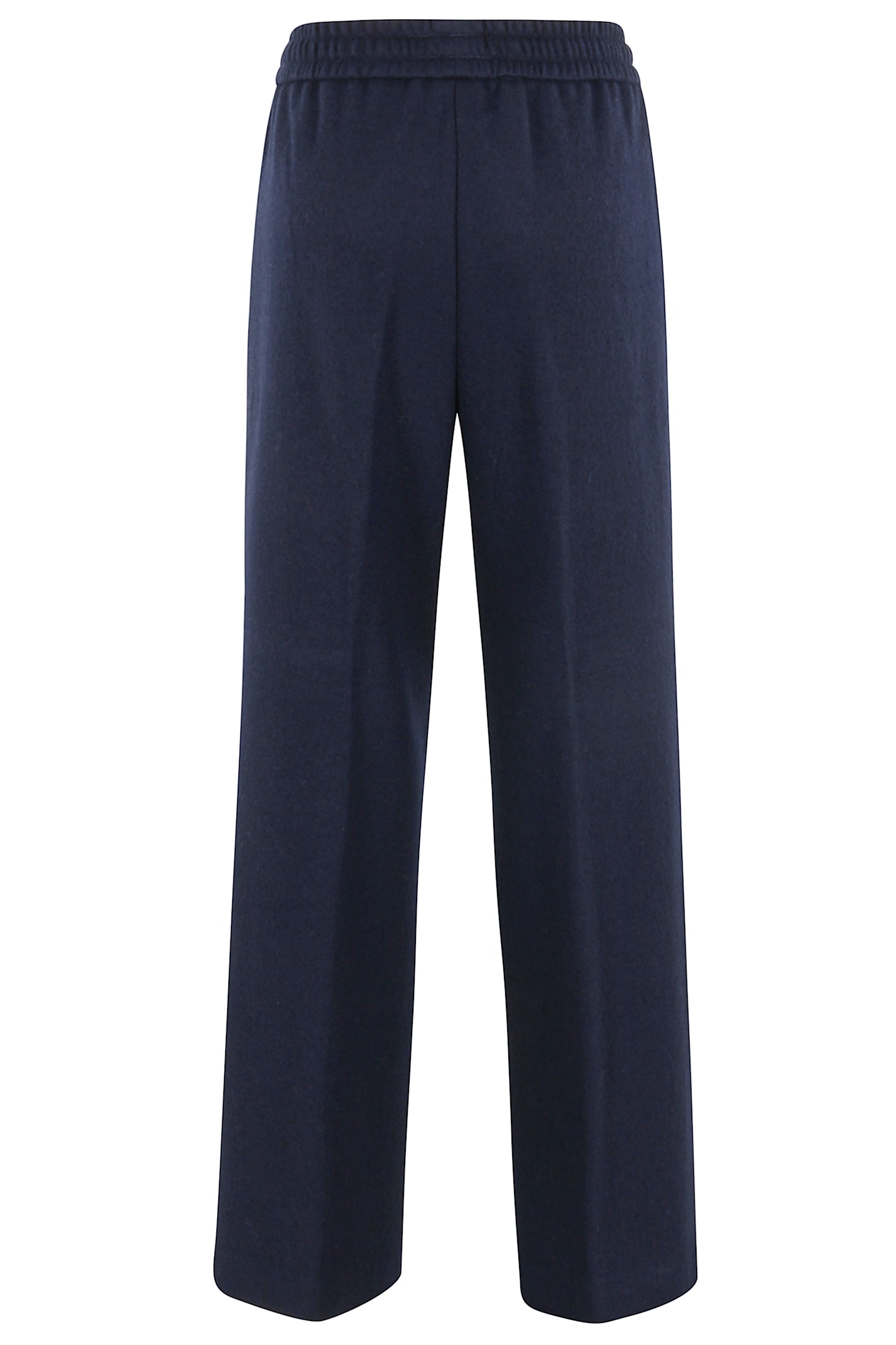 Circolo 1901 Wide Leg Pants With Elastic Waistband In Blue