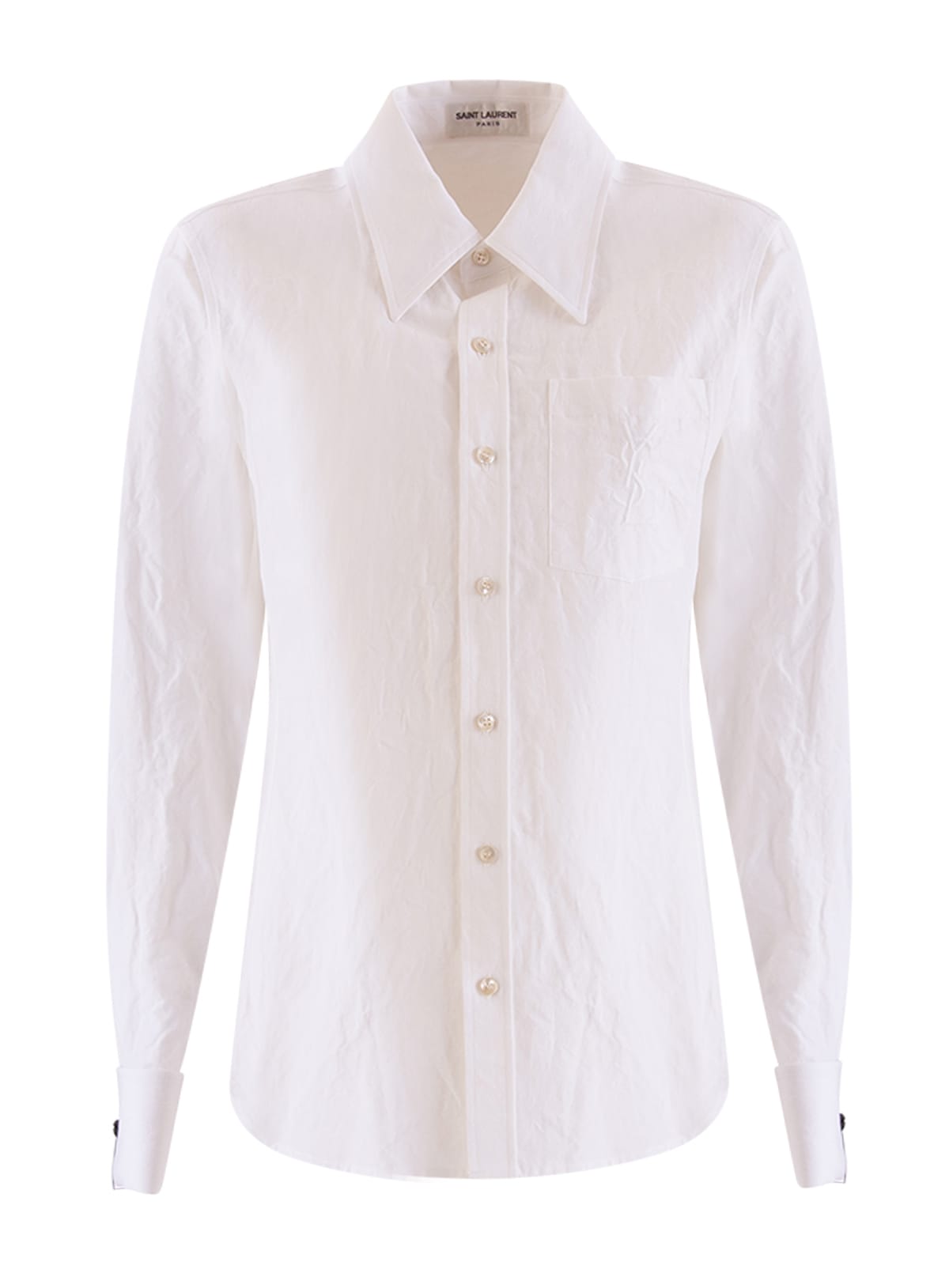 Saint Laurent Cotton-linen Blend Shirt