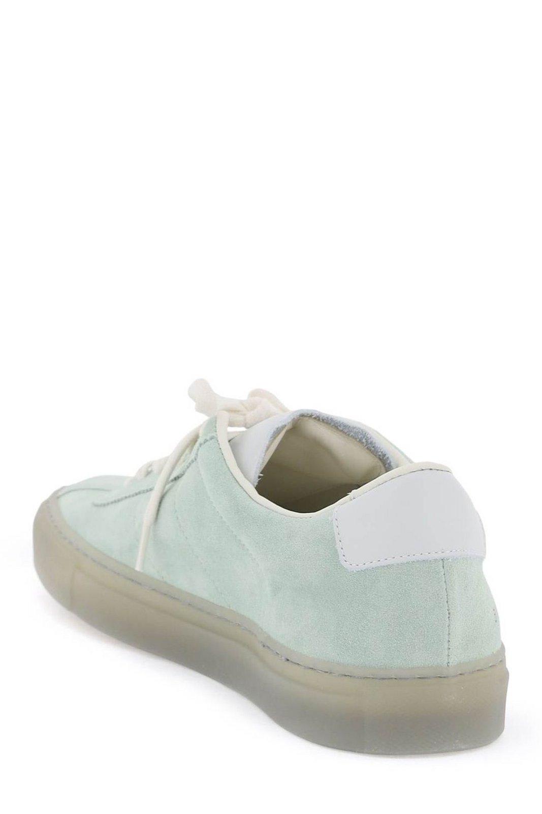Shop Common Projects Retro Low-top Sneakers In Mint (green)