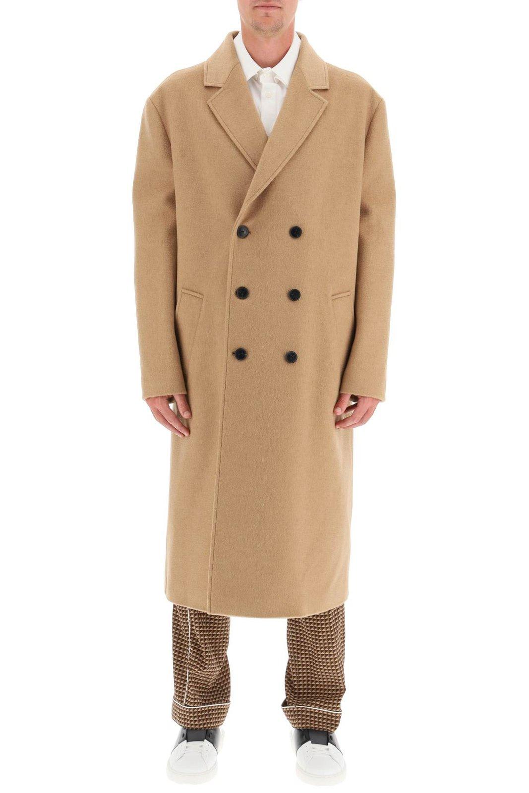 Valentino Double-breasted Long-sleeved Coat