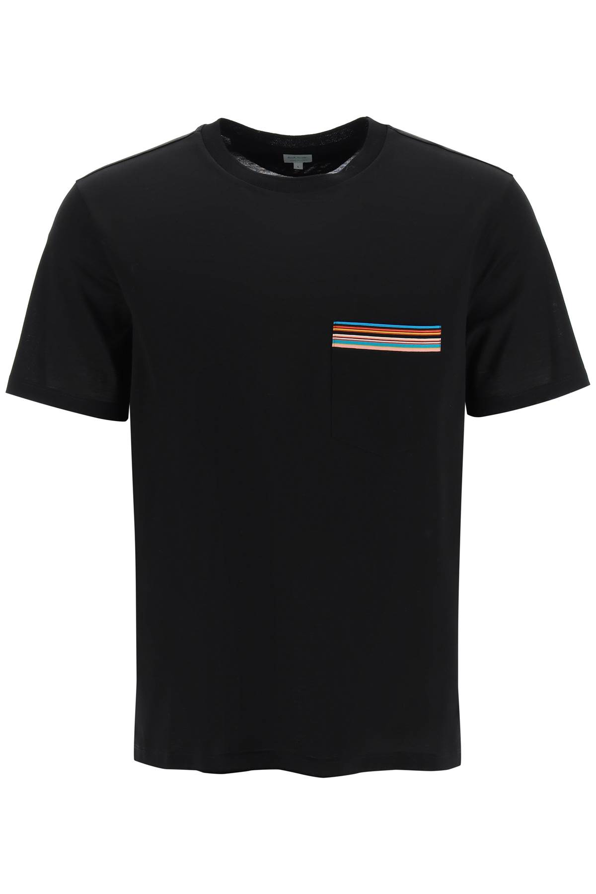 Shop Paul Smith Signature Stripe Pocket T-shirt In Nero