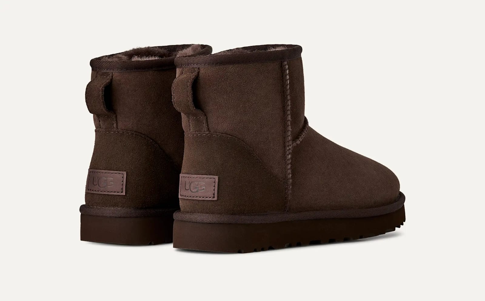 Ugg Classic Mini Ii Boots Dusted Cocoa In Brown