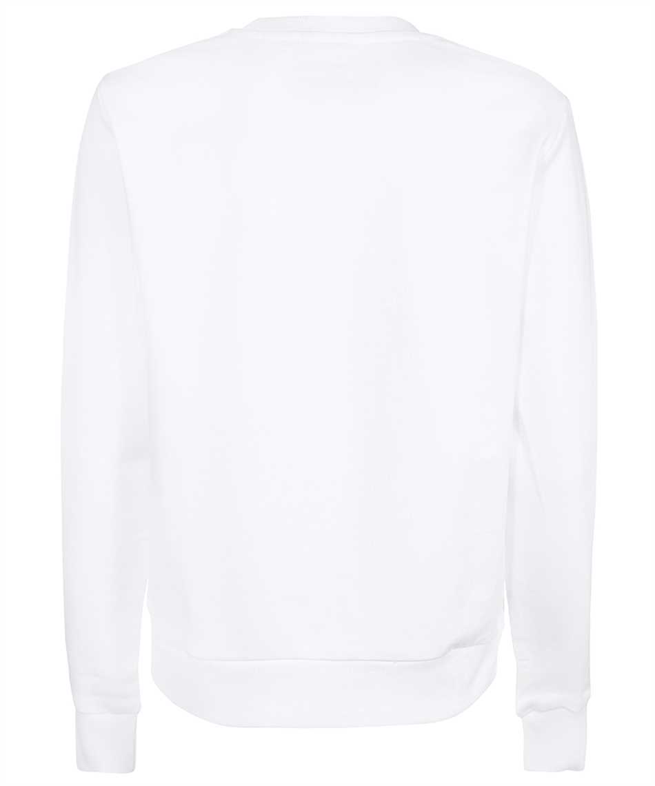 John Richmond Union-jack Embellished Long-sleeved Sweatshirt In White