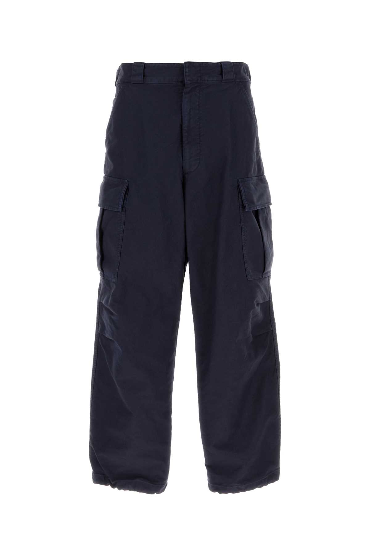 Prada Navy Blue Twill Cargo Pant