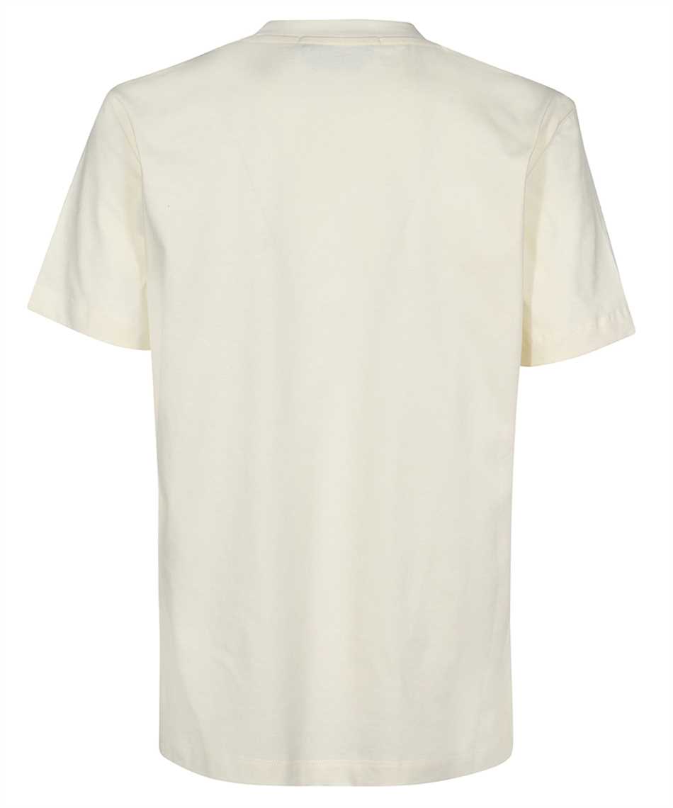 Msgm Printed Cotton T-shirt In White