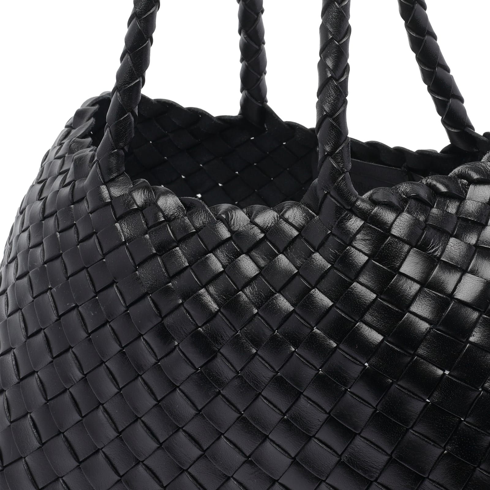 Dragon Diffusion Small Santa Croce Shoulder Bag In Black