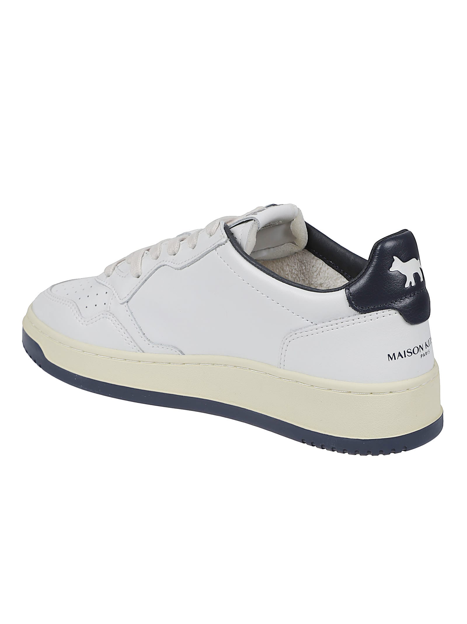 Autry X Maison Kitsune Medalist Low Top Sneakers In Multi
