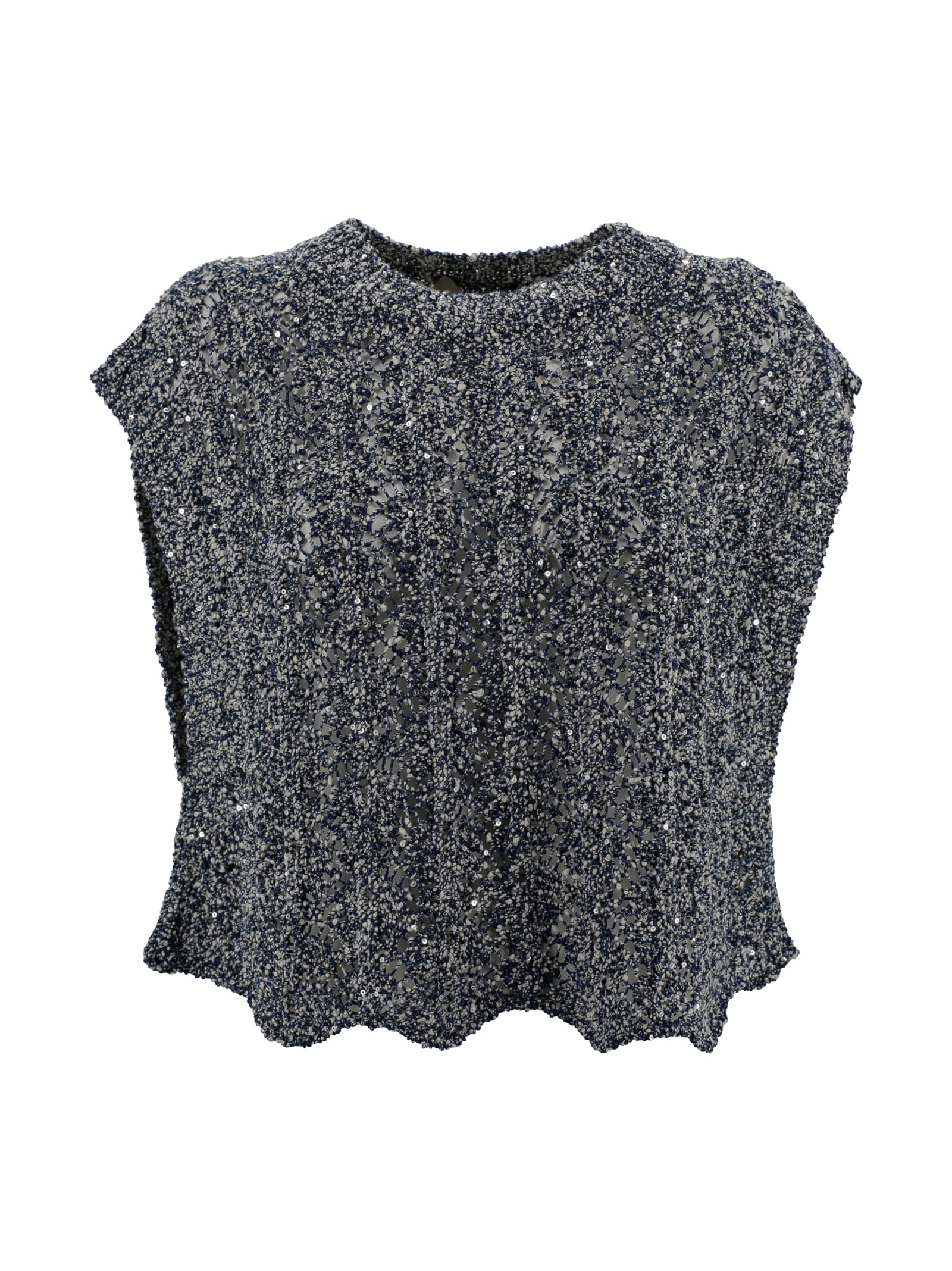 D. Exterior Sweaters Made Of Sequins