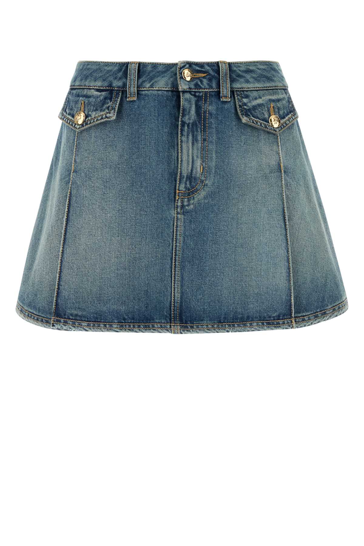 Denim Mini Skirt