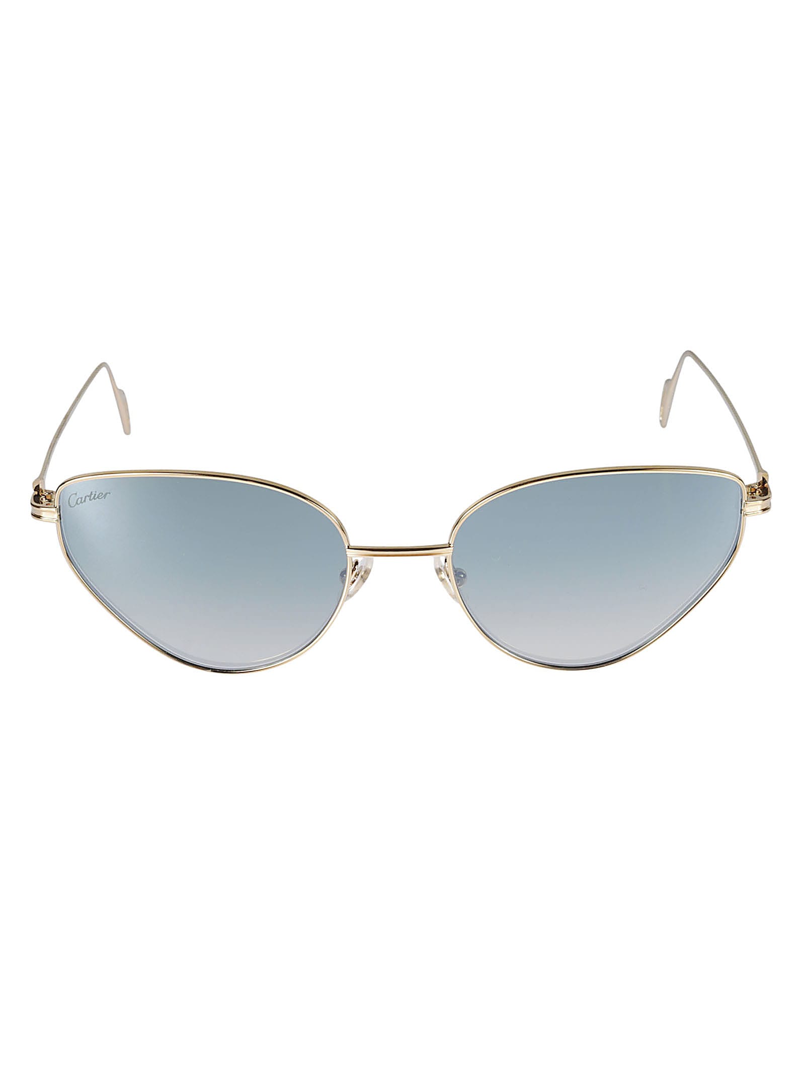 Shop Cartier Premiere De  Sunglasses In Gold