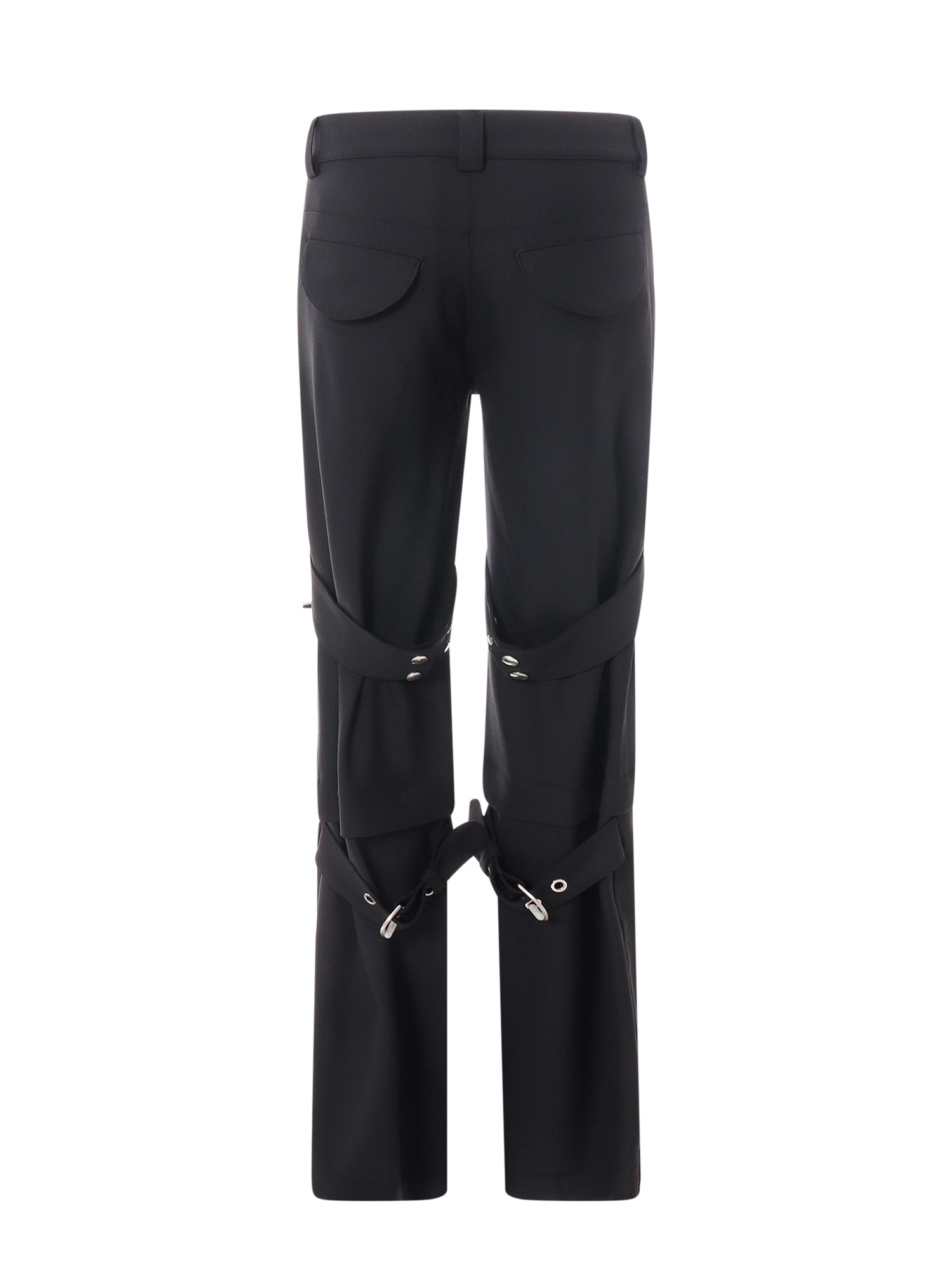 Shop Off-white Trouser In Black