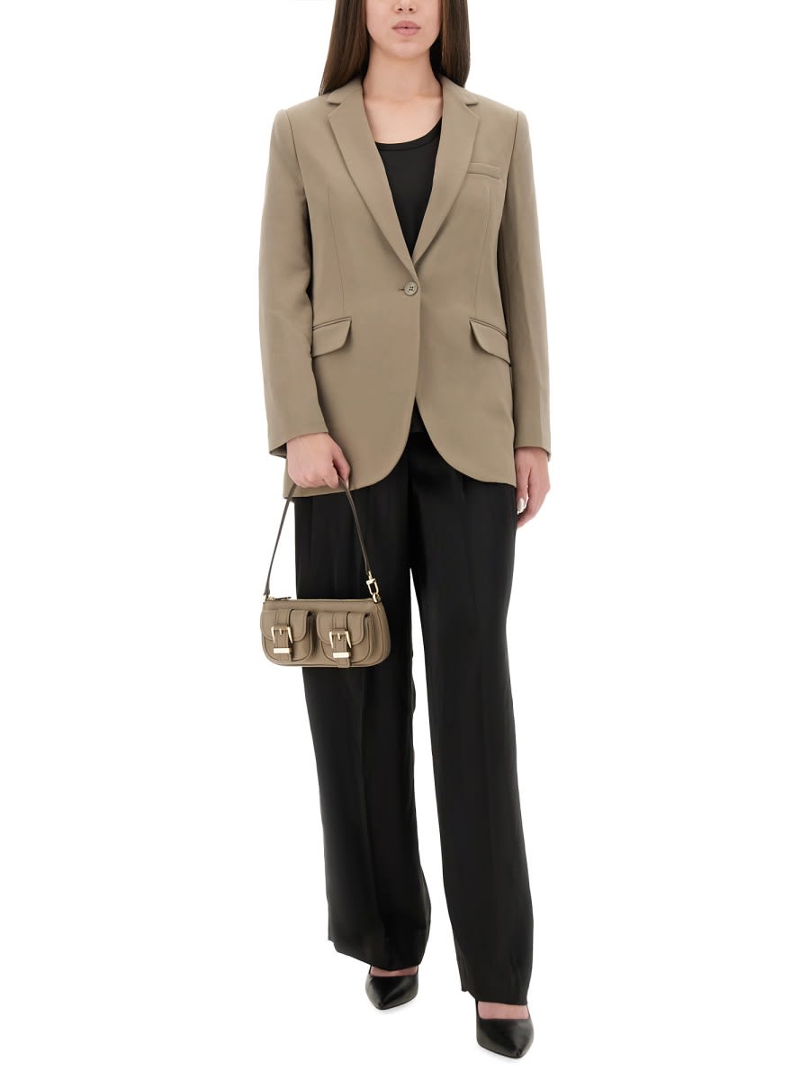 Michael Kors Wide Leg Pants In Black