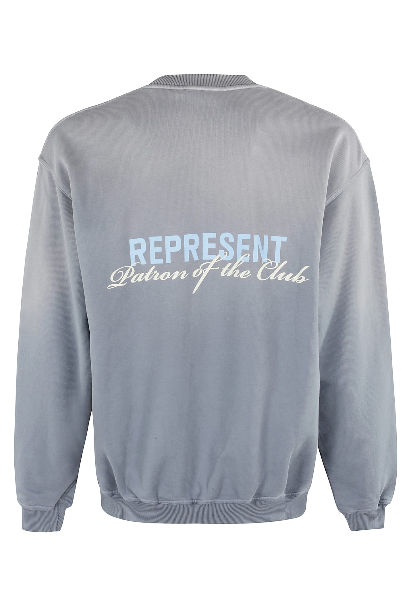Shop Represent Patrons Of The Club Sweater In Washed Grey
