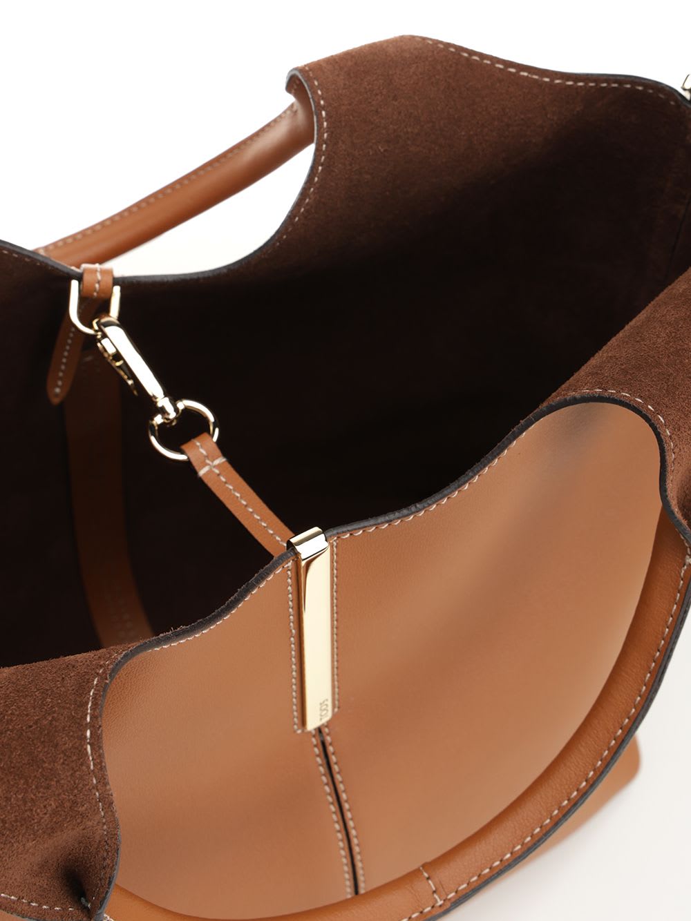 Tod's Ebr Small Shoulder Bag In Brown