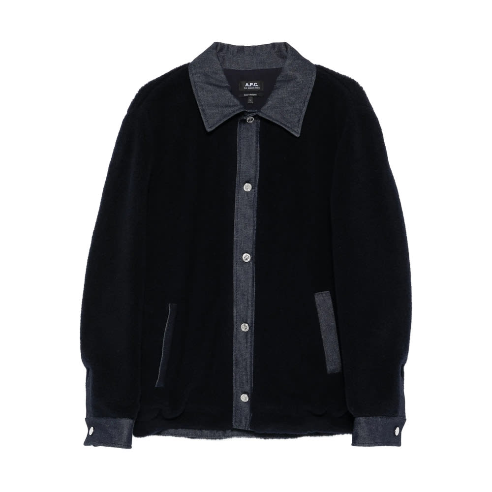 Apc A.p.c. Outerwears In Blue