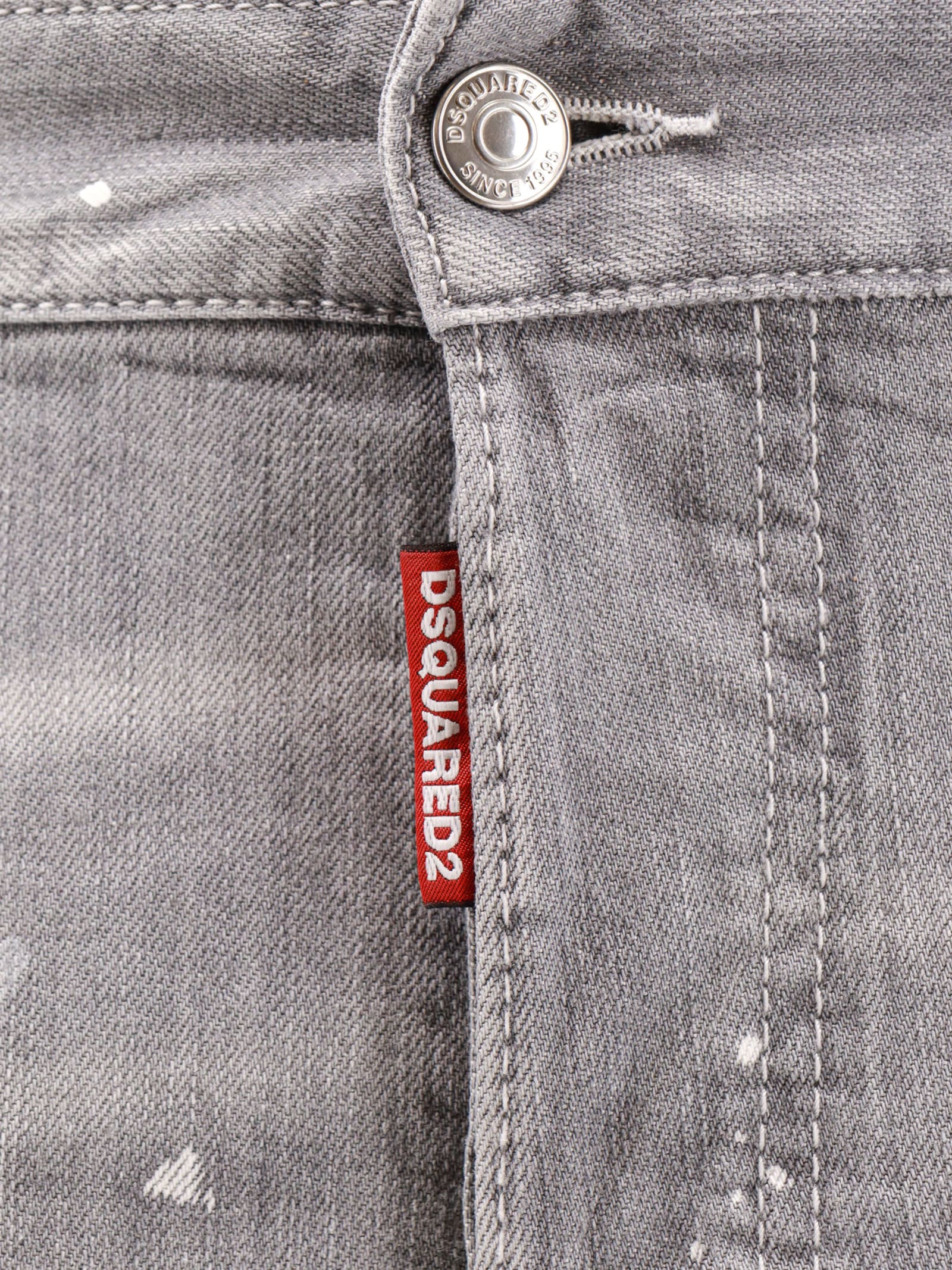 Shop Dsquared2 Skater Jean Jeans In Grey