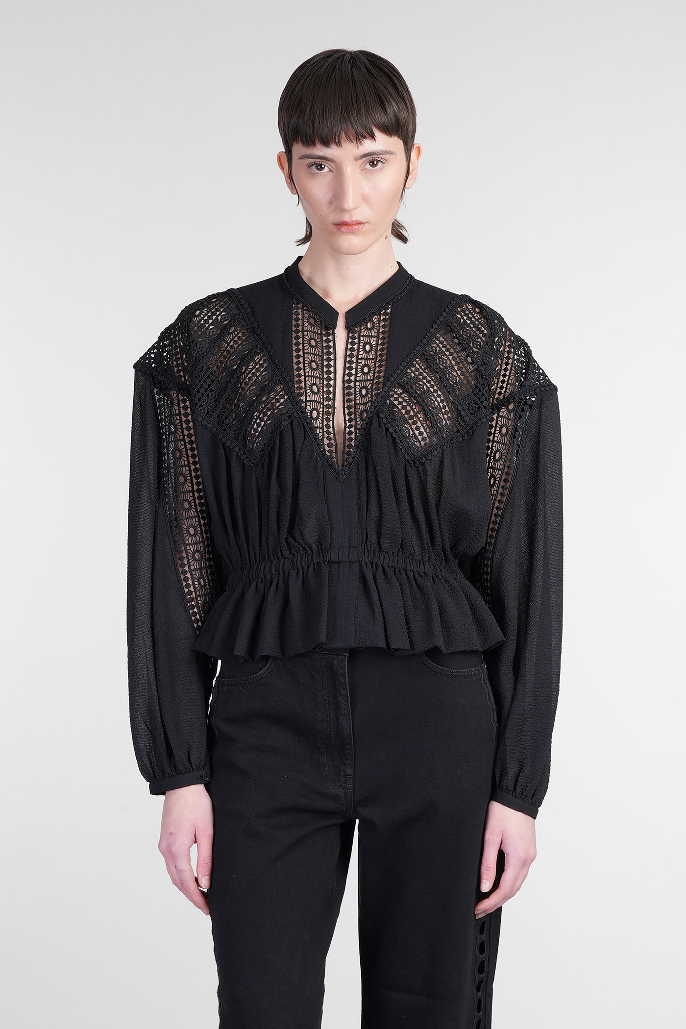 Rixi Blouse In Black Polyester