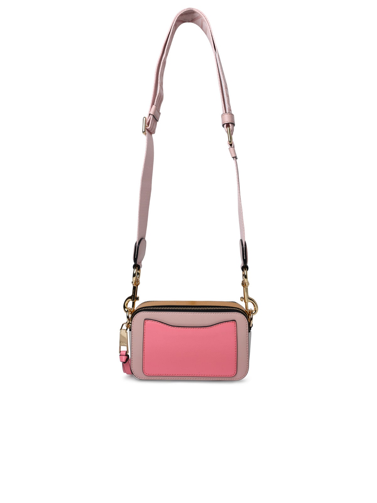Shop Marc Jacobs Snapshot Pink Saffiano Leather Bag