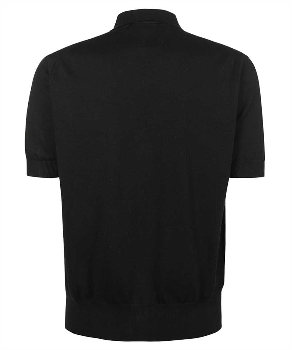 Vivienne Westwood Black Cotton Polo Cardigan In Black