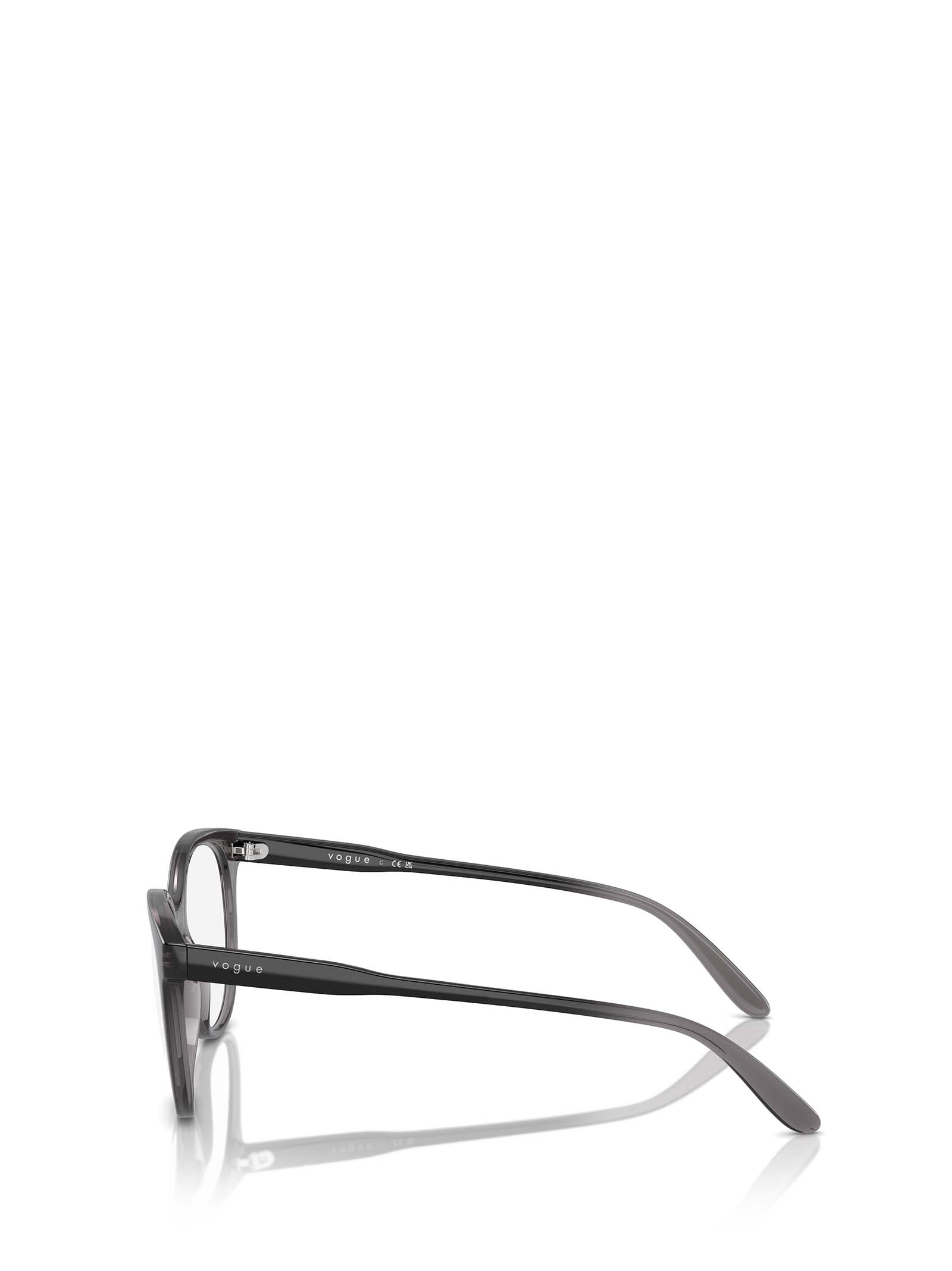 Shop Vogue Eyewear Vo5552 Transparent Dark Grey Glasses