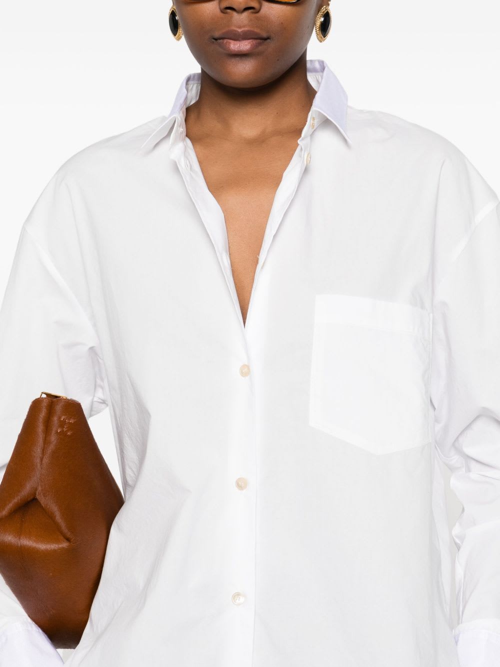Forte Forte Cotton Shirt In White