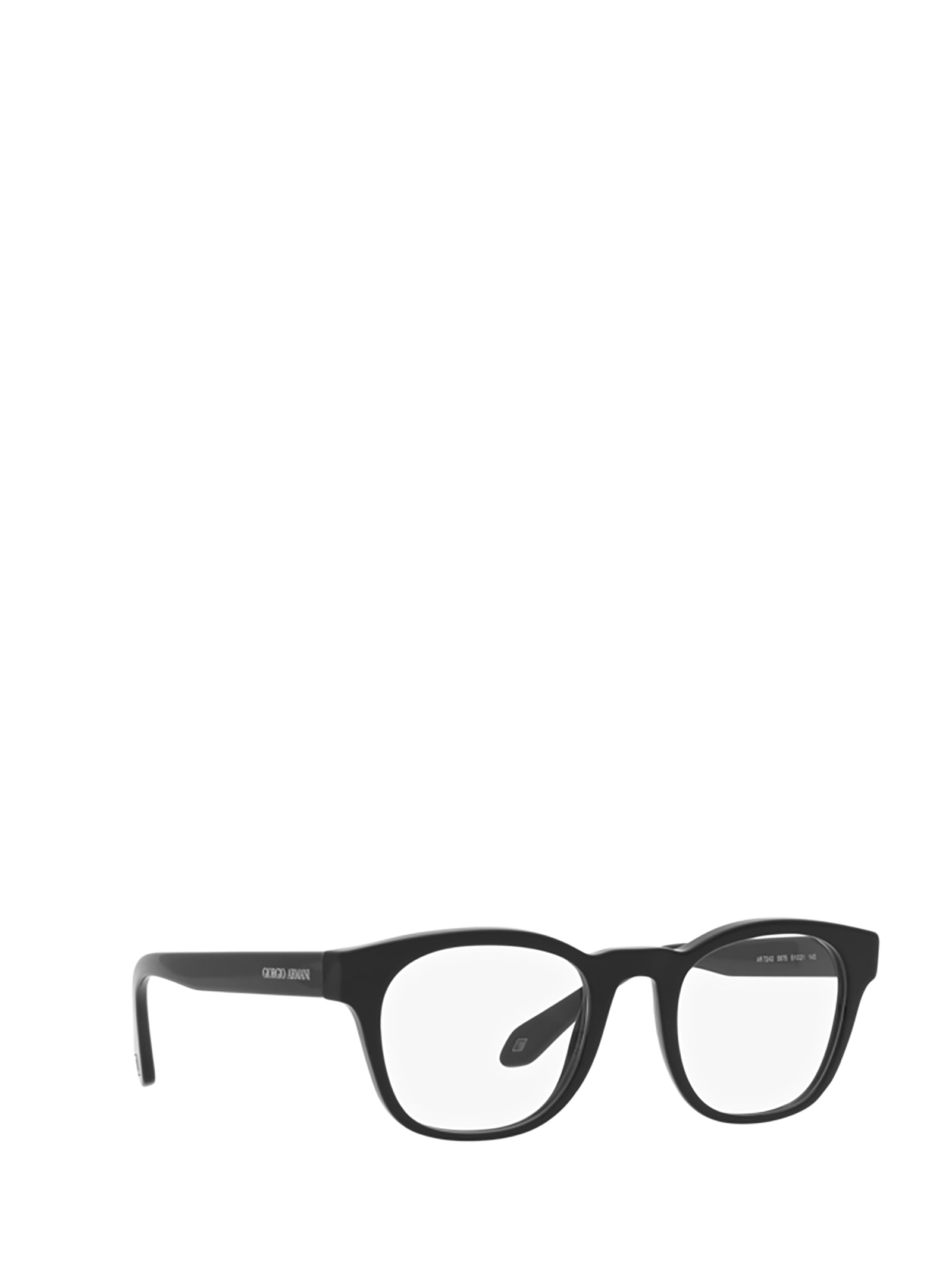 Shop Giorgio Armani Ar7242 Black Glasses