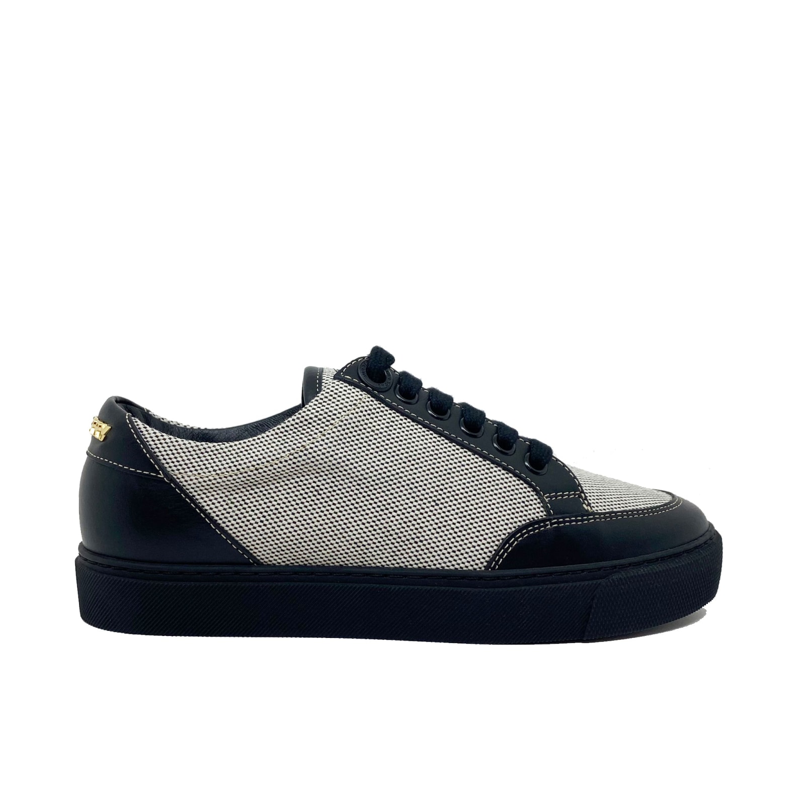 Burberry Logo Canvas Sneakers