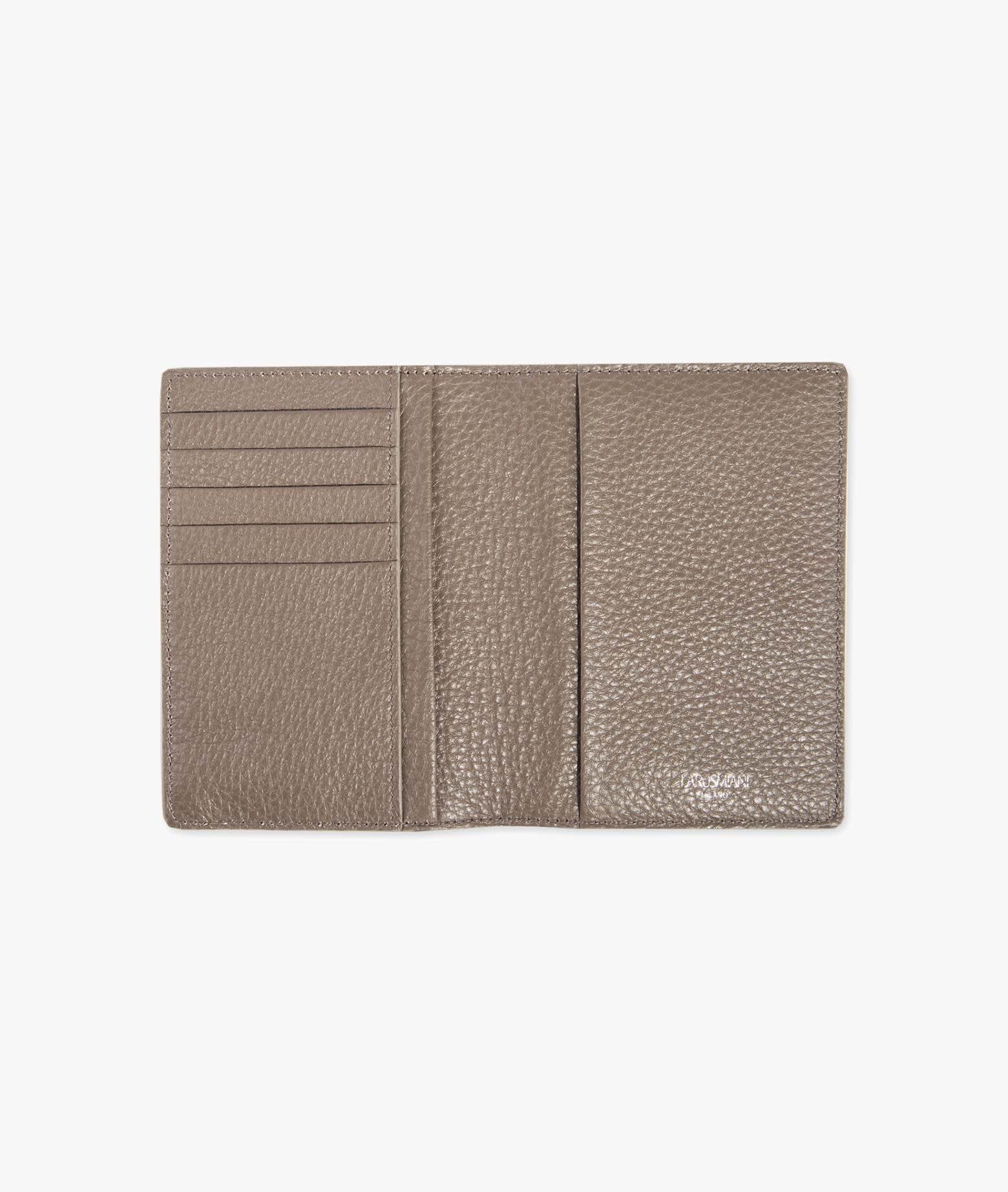 Shop Larusmiani Passport Cover Fiumicino Wallet In Brown